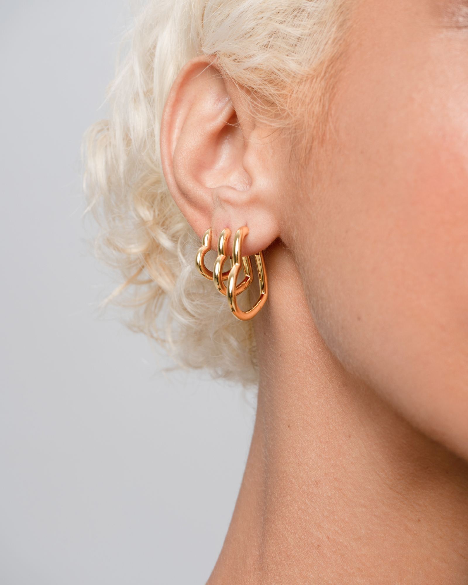 Demonia Hallow Heart Earrings 🖤