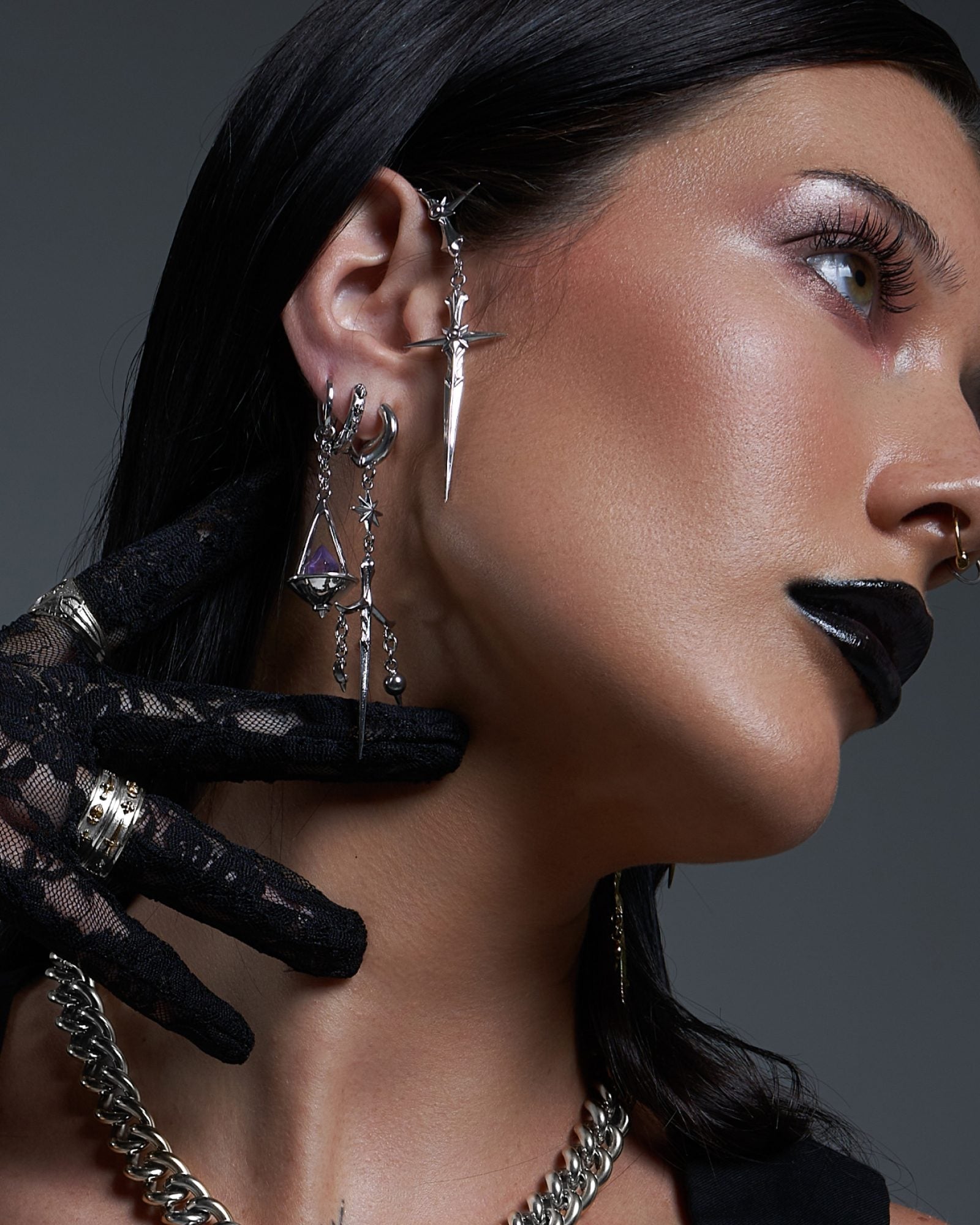 Demonia Syzygy Earrings 🖤