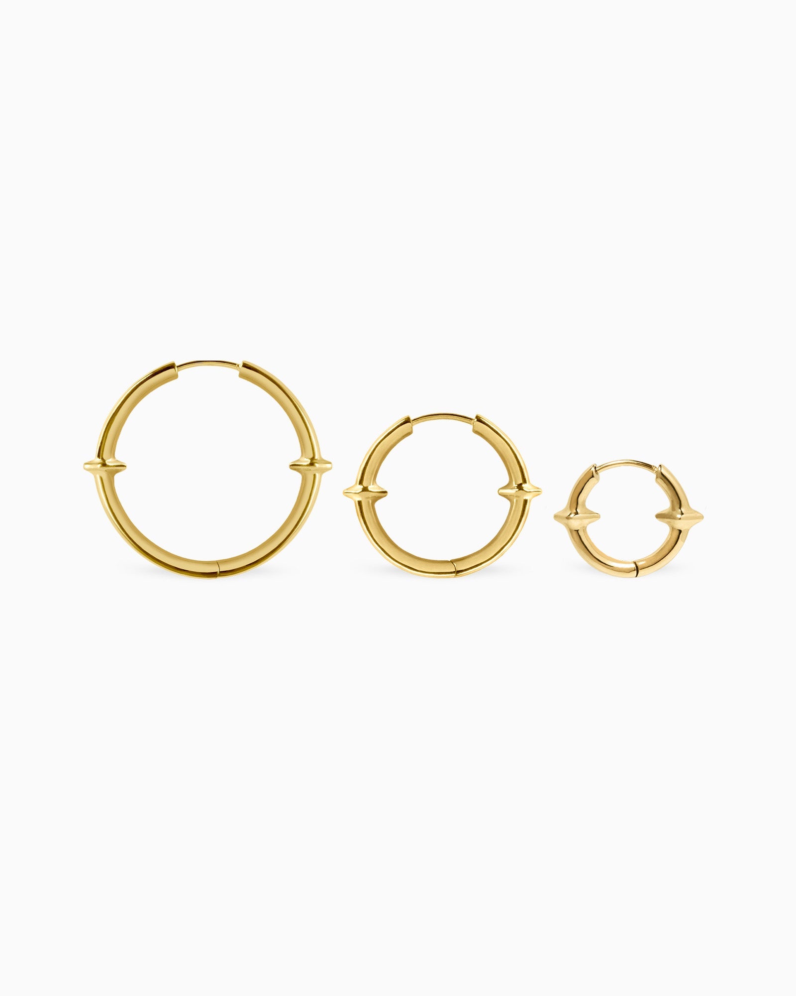 Demonia Qria Hoop Earrings Set 🖤