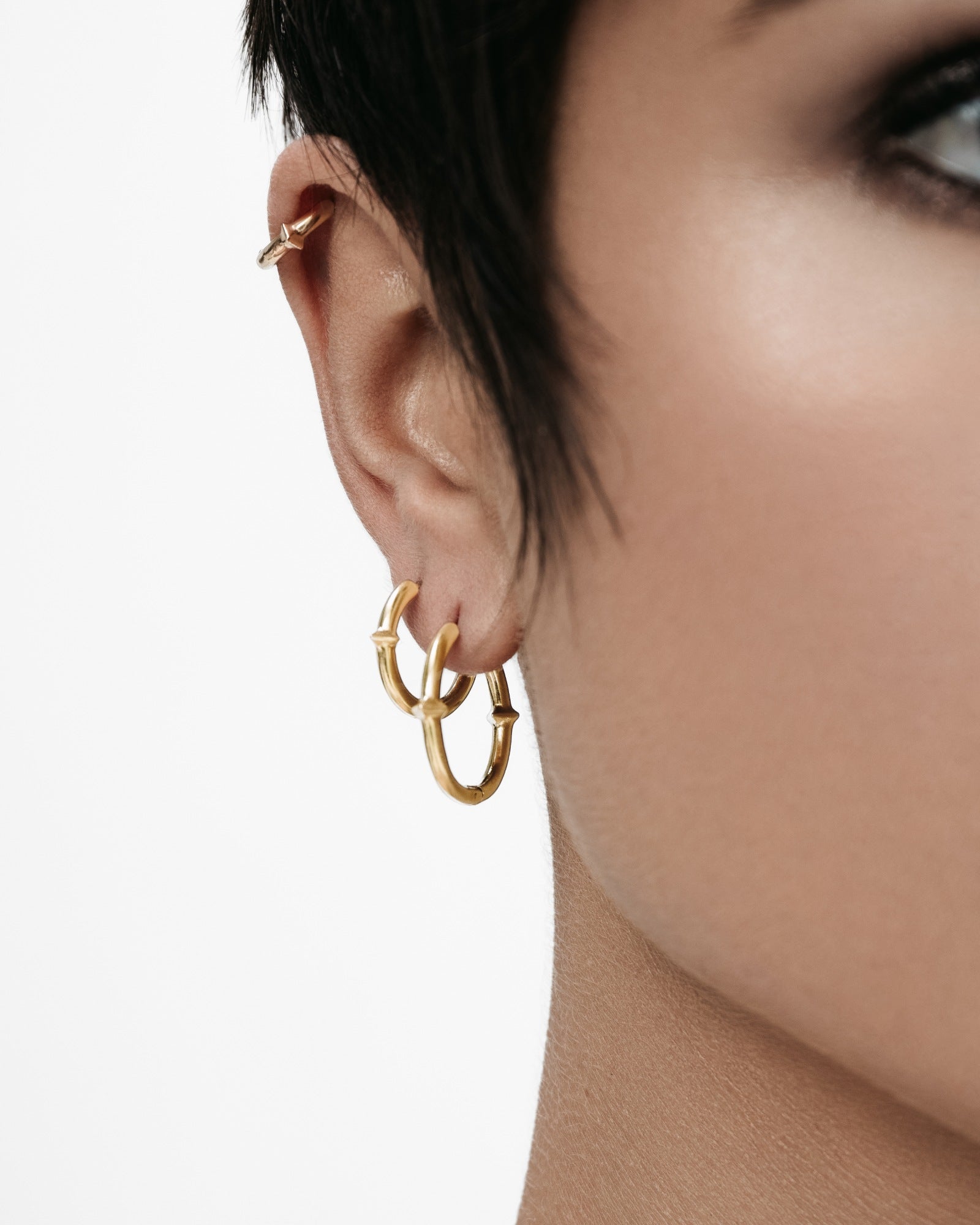 Demonia Qria Hoop Earrings Set 🖤