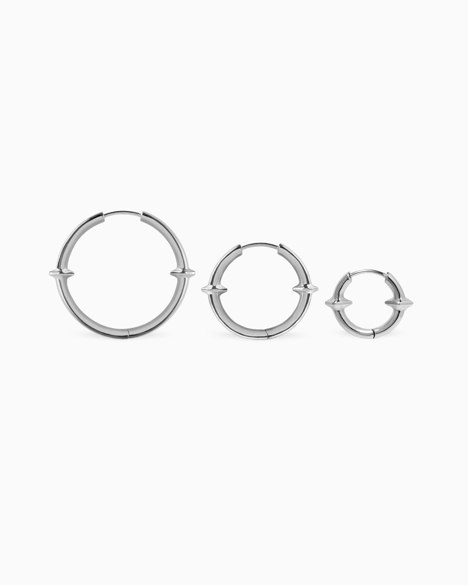Demonia Qria Hoop Earrings Set 🖤