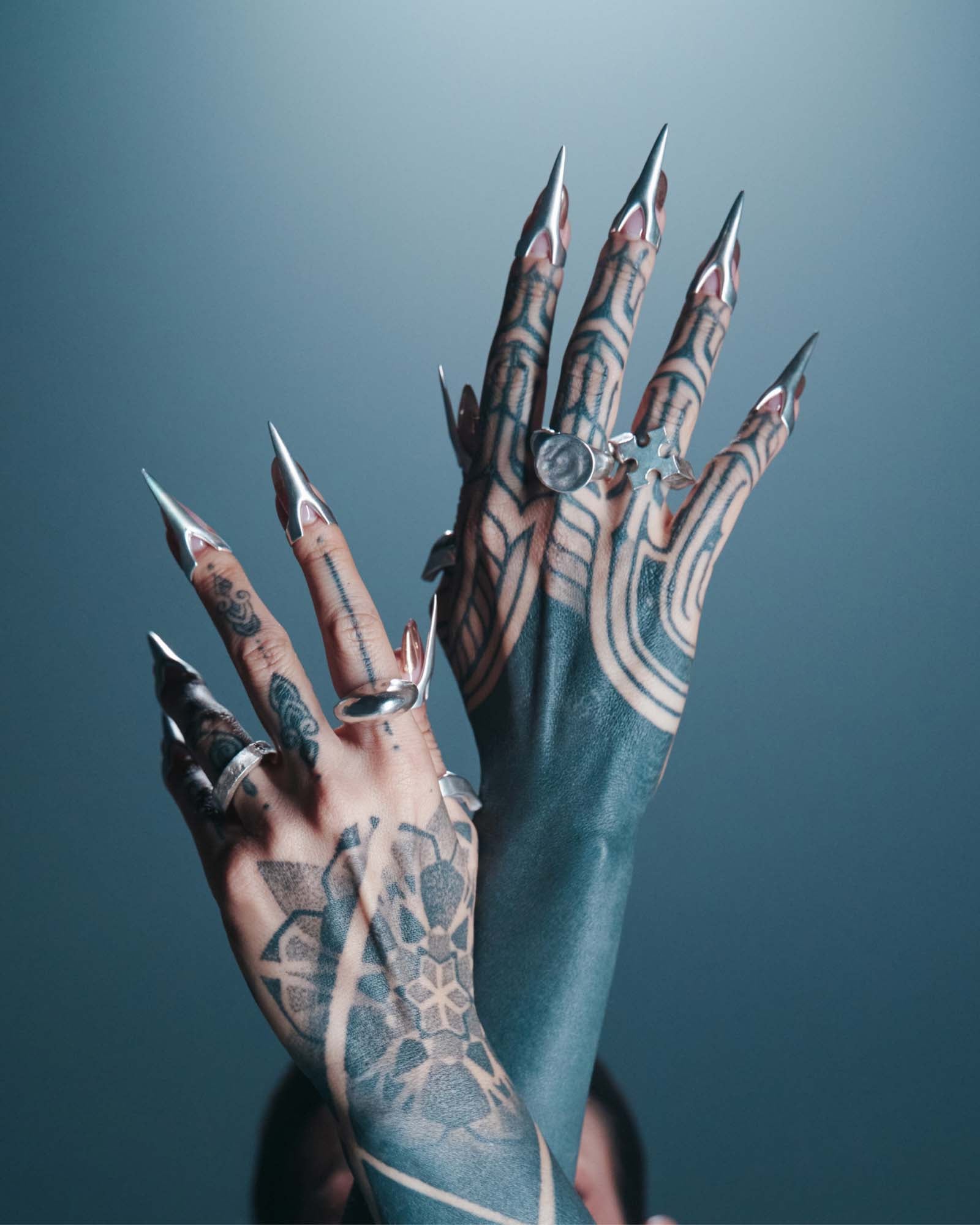 Demonia Seeress Nail Ring 🖤
