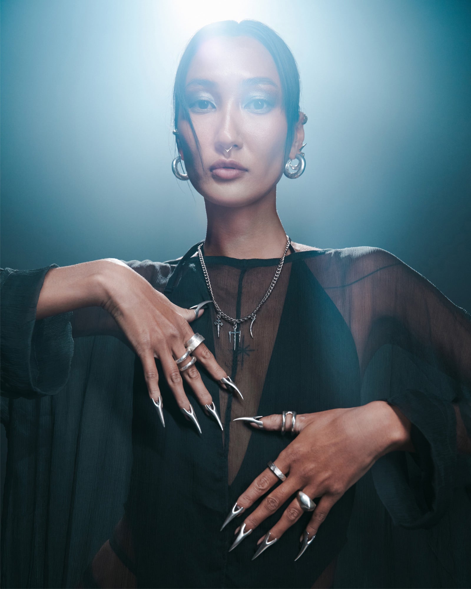 Demonia Seeress Nail Ring 🖤