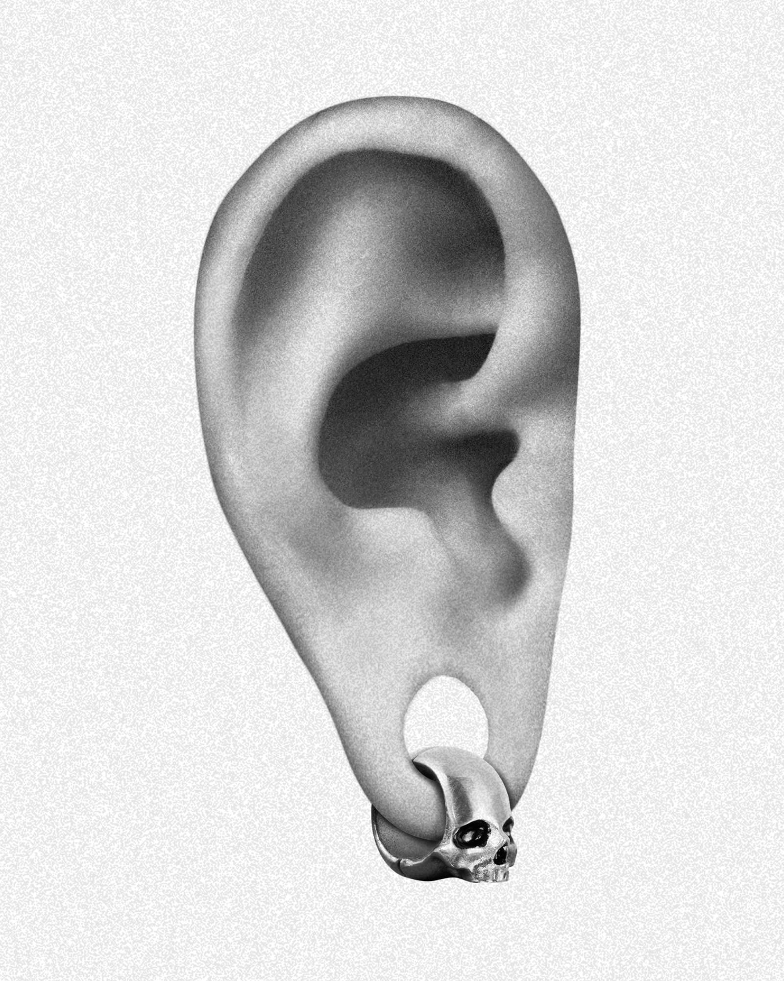 Demonia Cranium Lobe Cuffs™ 🖤