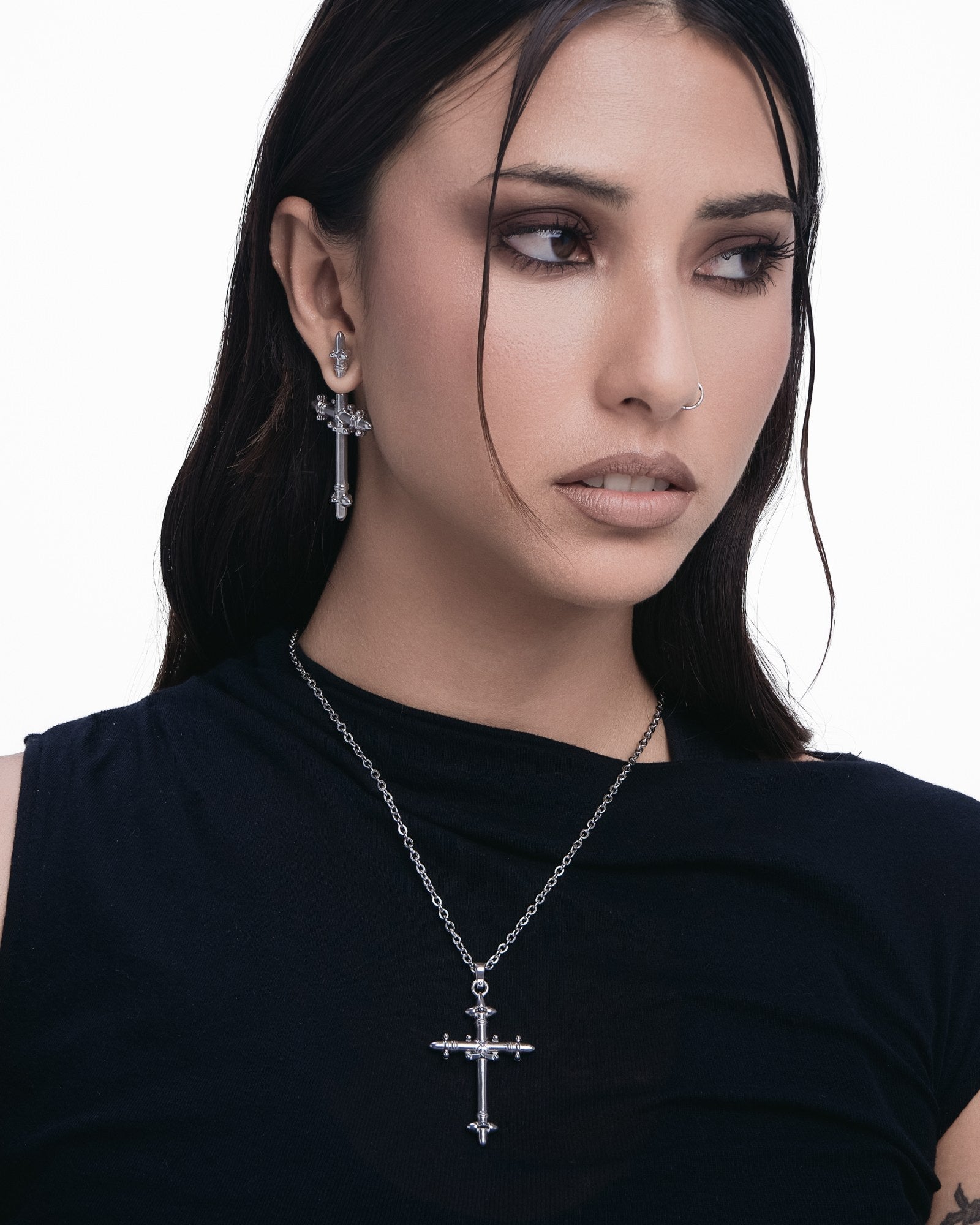 Demonia Litany Mono Earring 🖤