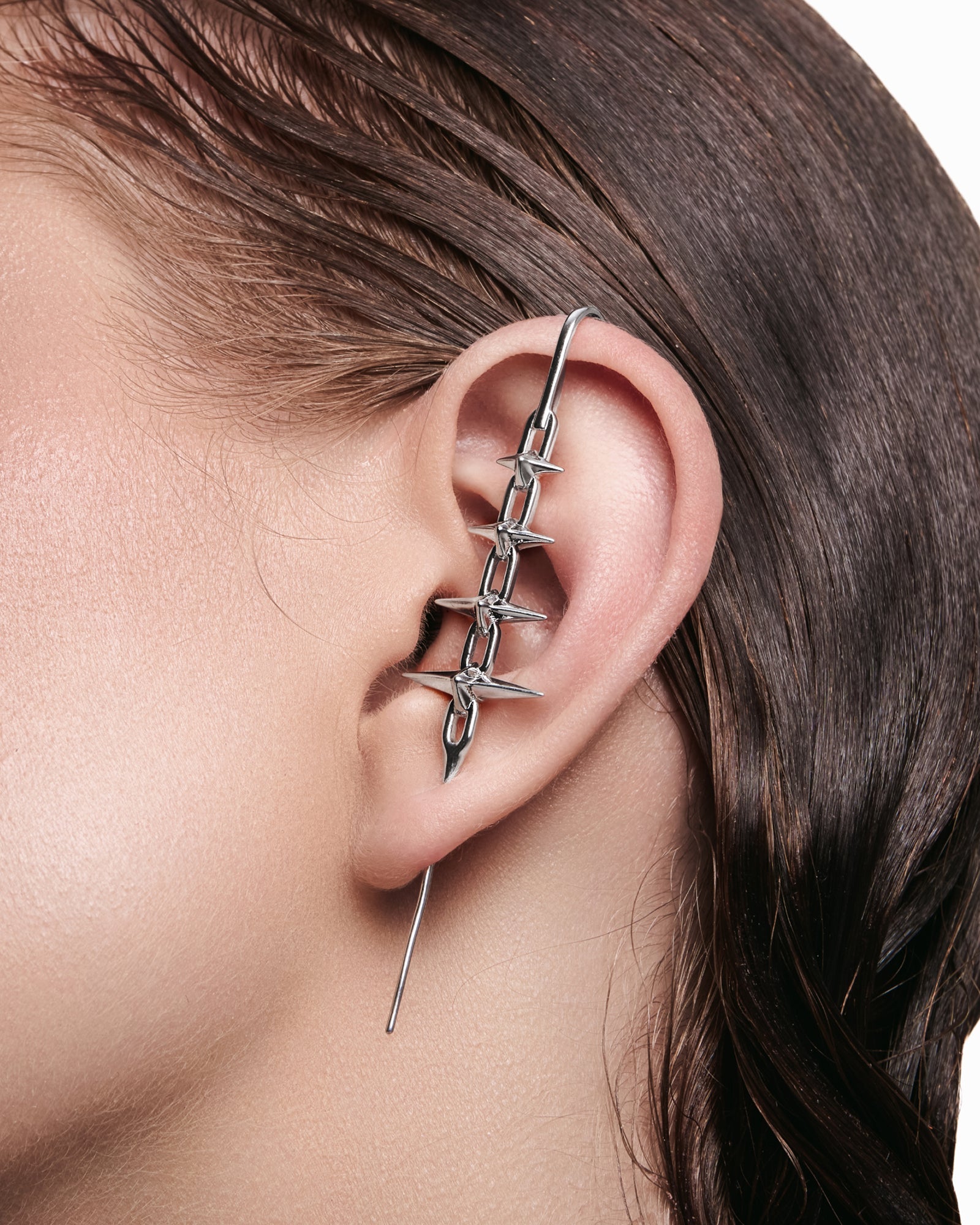 Demonia FORBIDDEN Pin Cuff Earring 🖤