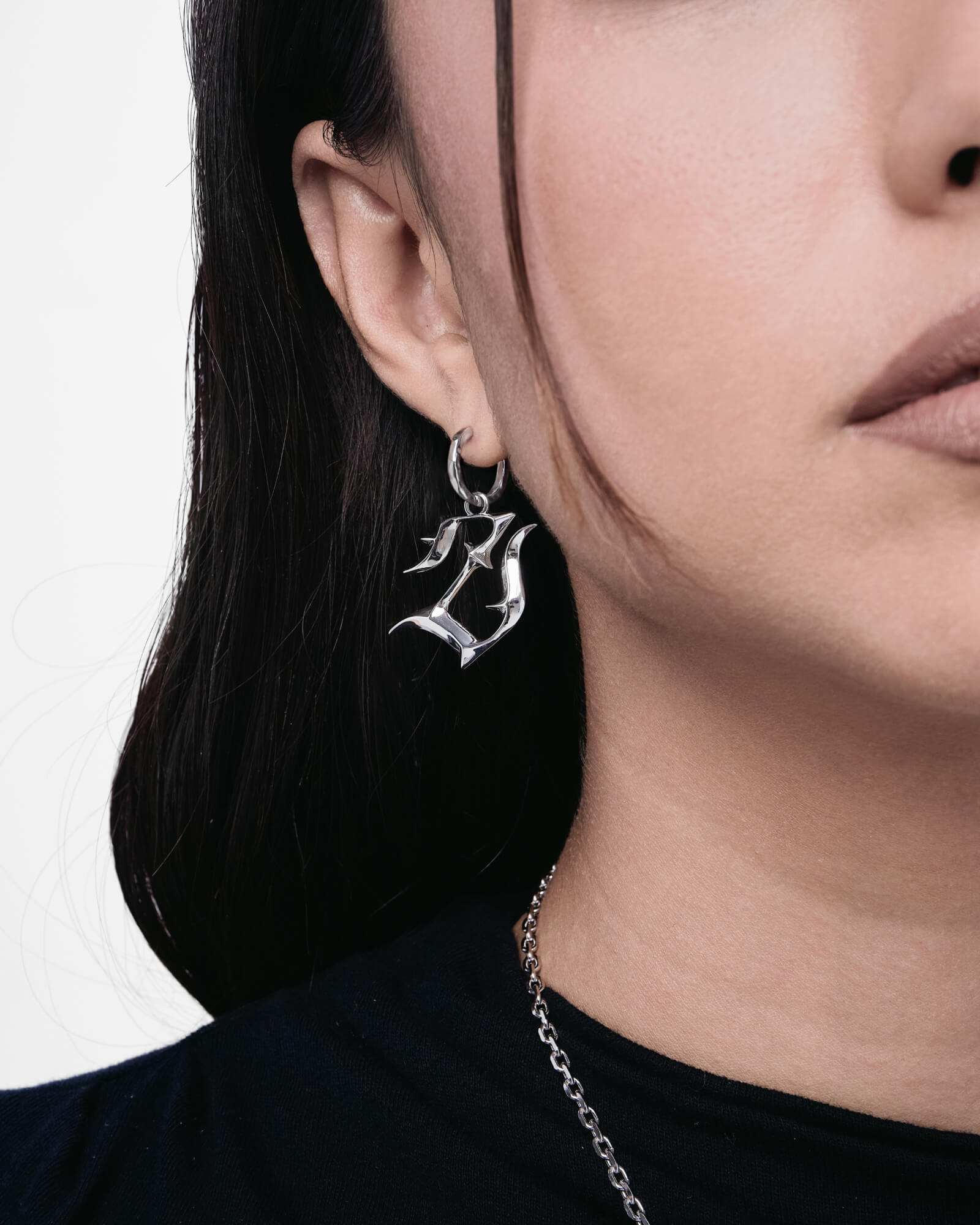 Demonia Synthesis Earrings No. 1 – 925 Silver 🖤
