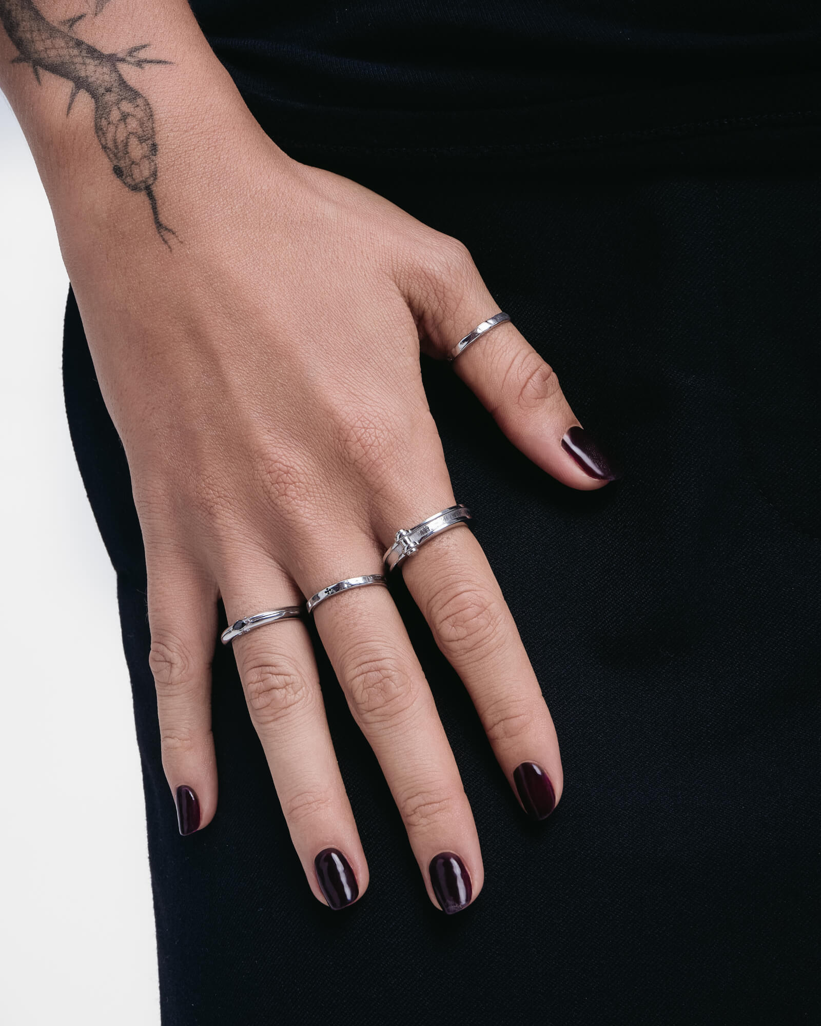 Demonia Synesthesia Ring Set 🖤