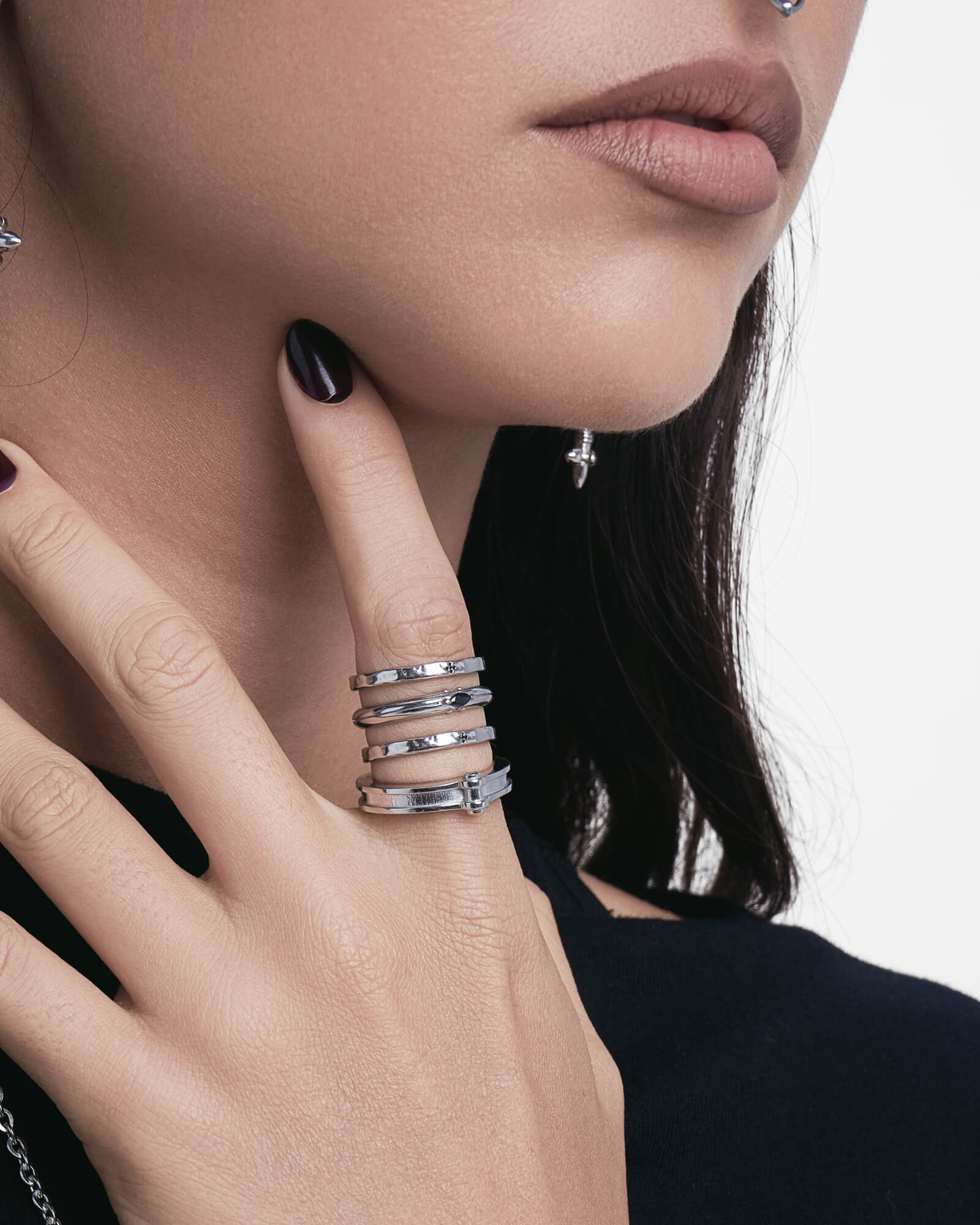 Demonia Synesthesia Ring Set 🖤