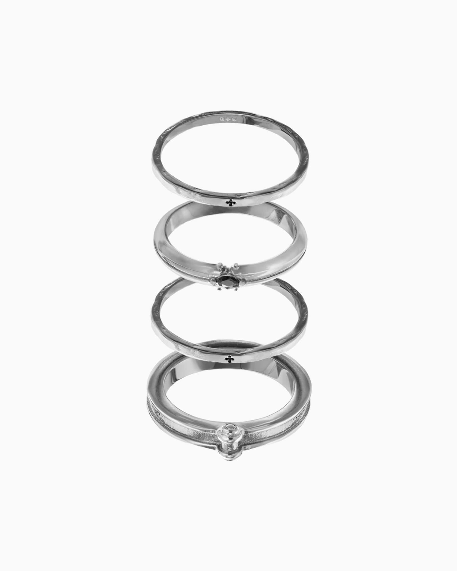 Demonia Synesthesia Ring Set 🖤