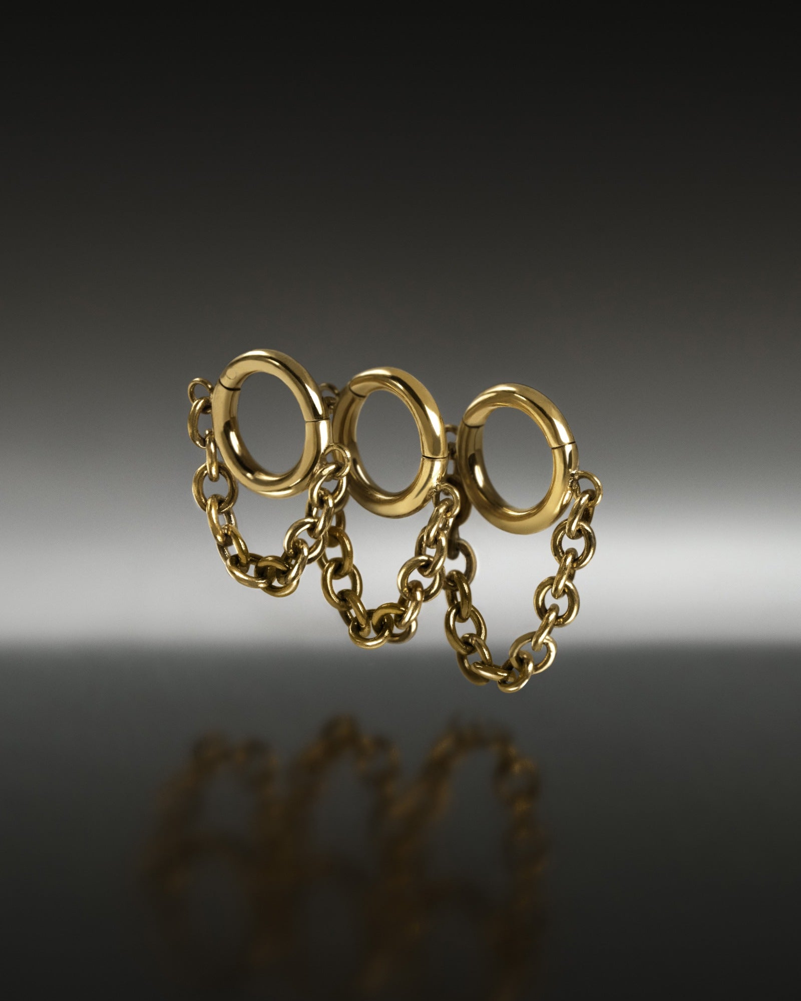 Demonia Obscura Chain Ring Stacks 🖤