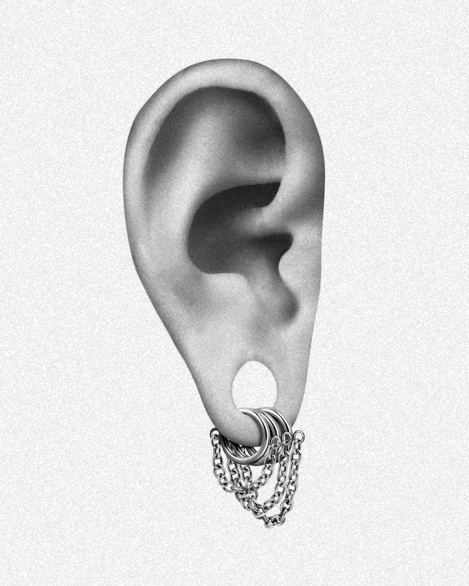 Demonia Obscura Chain Ring Stacks 🖤