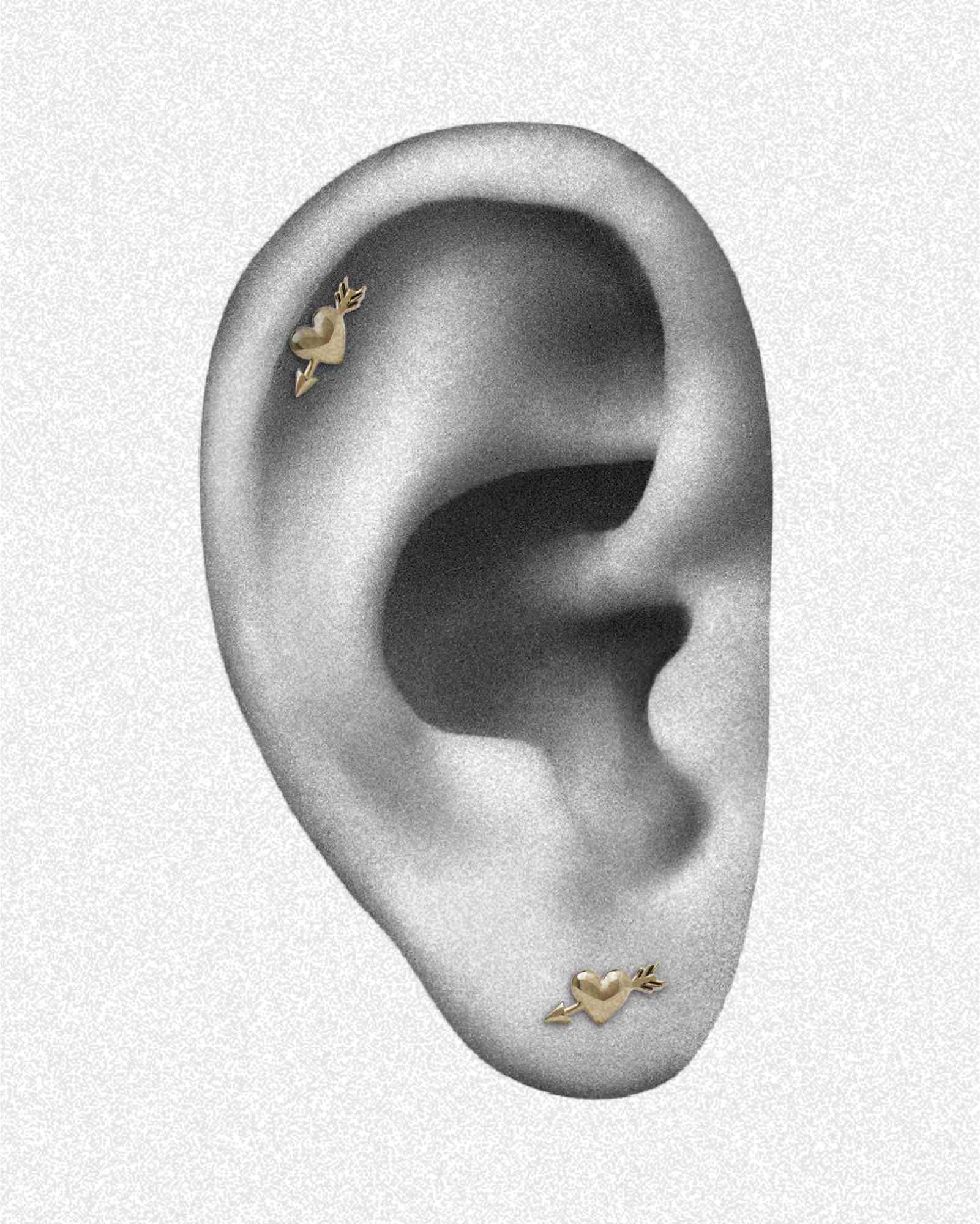 Demonia Carmel Threadless End (14K Gold) 🖤