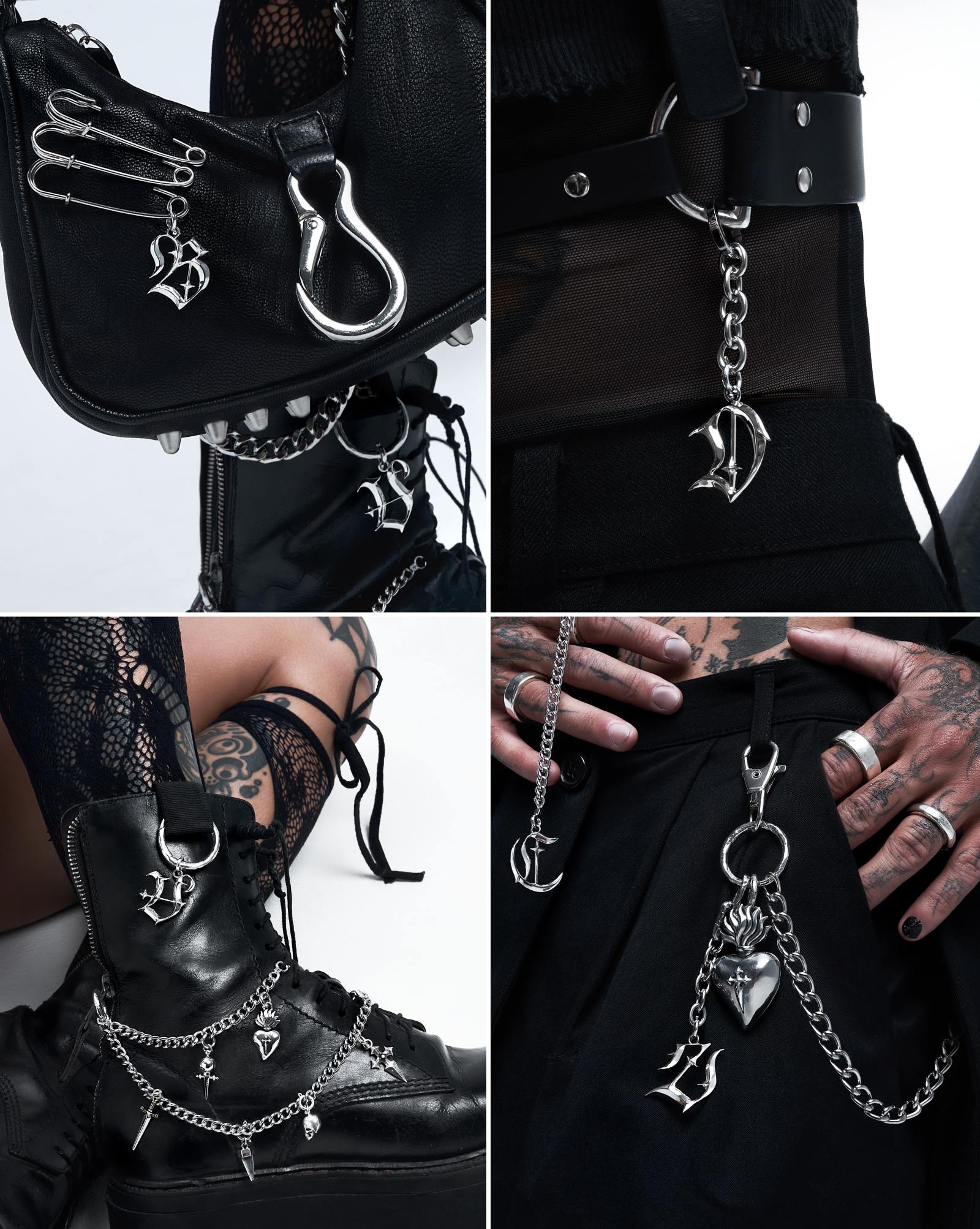 Demonia Blackletter Charms - F 🖤