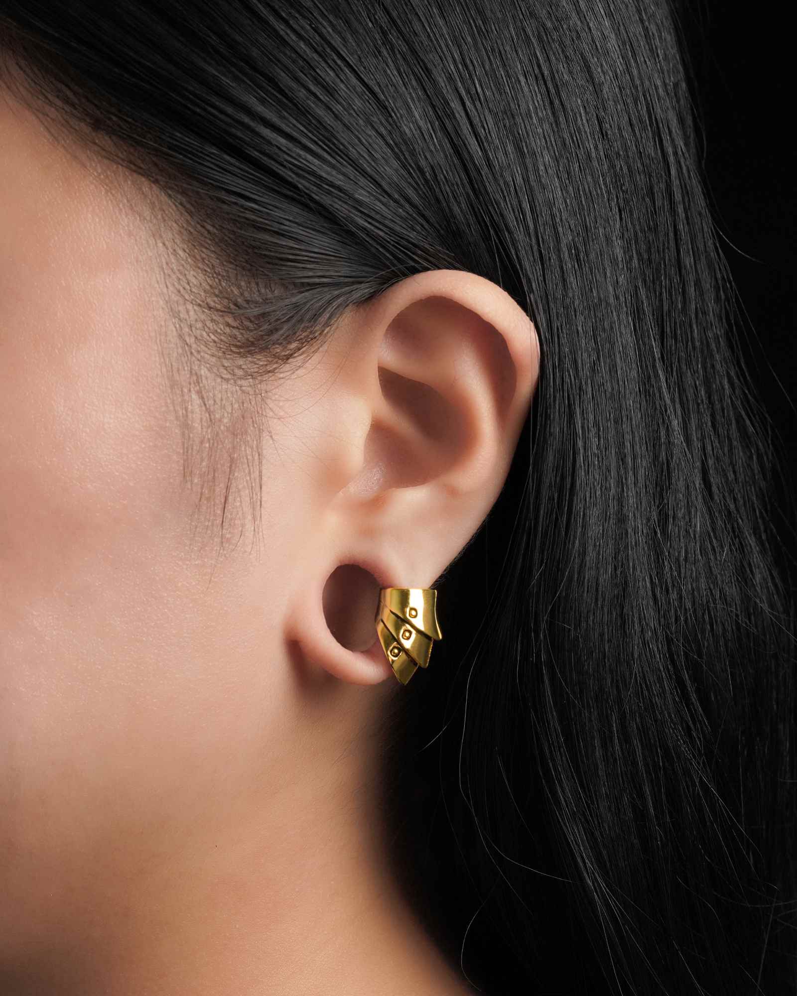 Demonia Armour Lobe Cuffs 🖤
