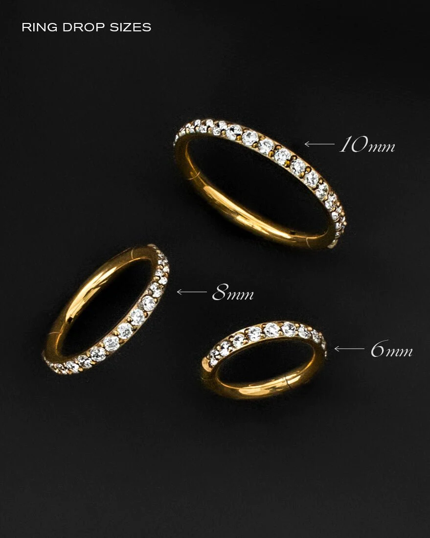 Demonia Bejewelled Ring Stacks π€