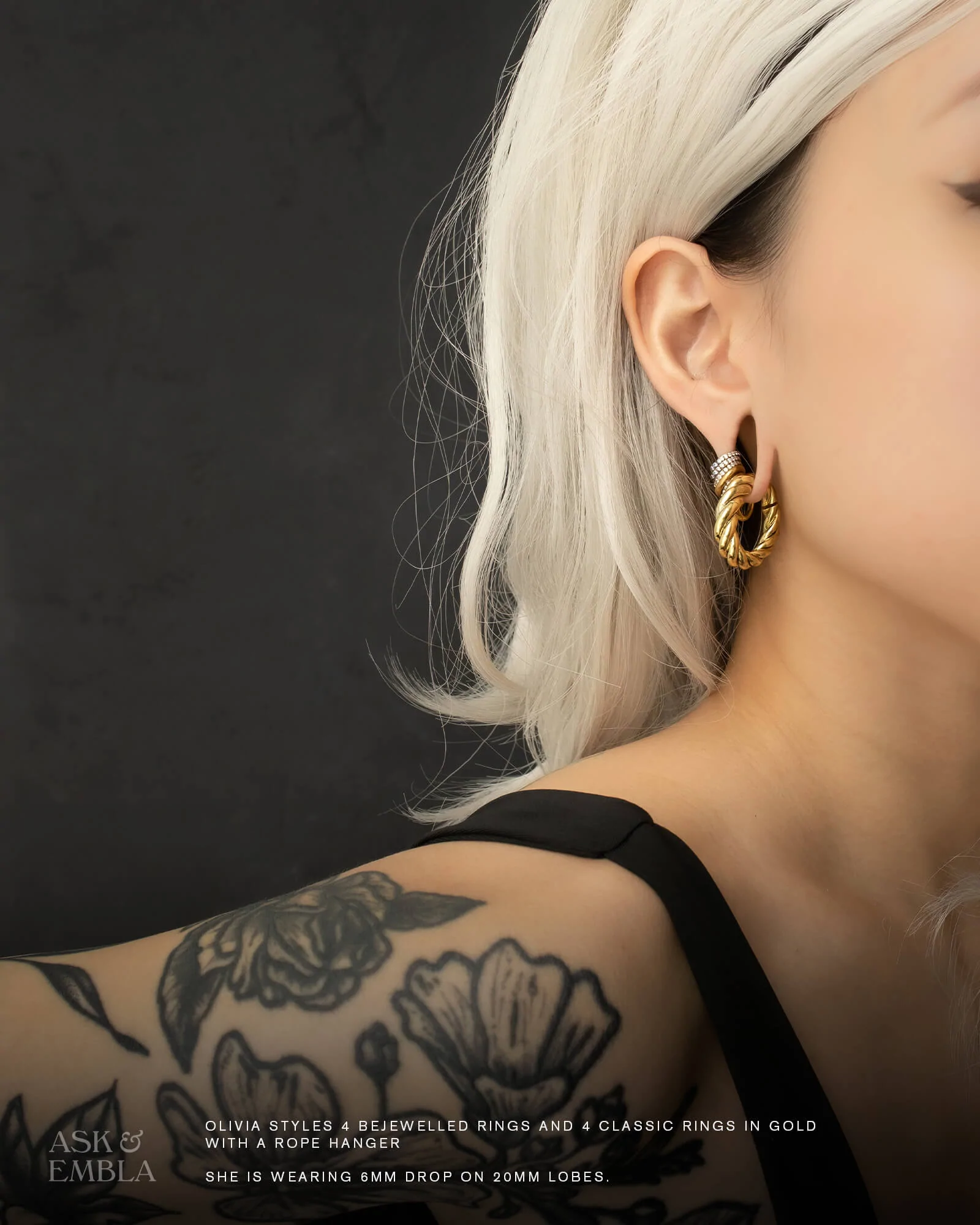 Demonia Bejewelled Ring Stacks π€