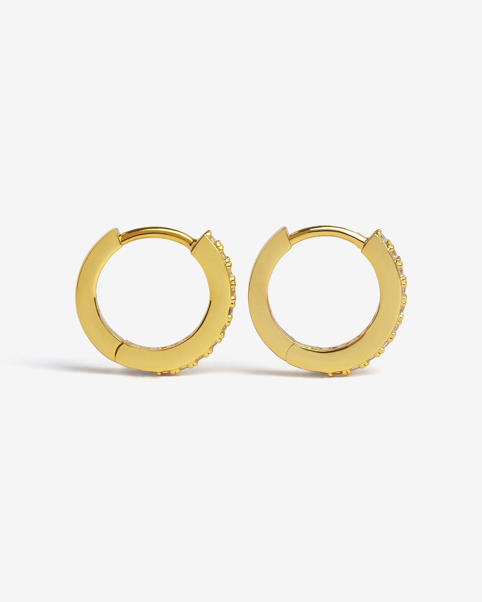 Demonia Classic Bejewelled Huggie Earrings π€