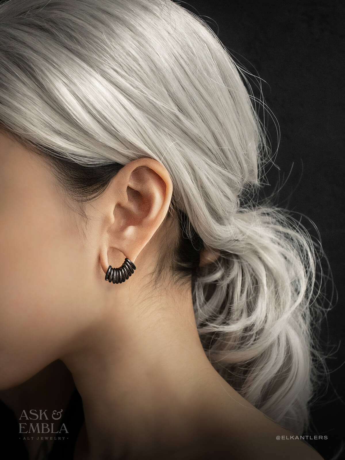 Demonia Classic Ring Stack in Steel 🖤