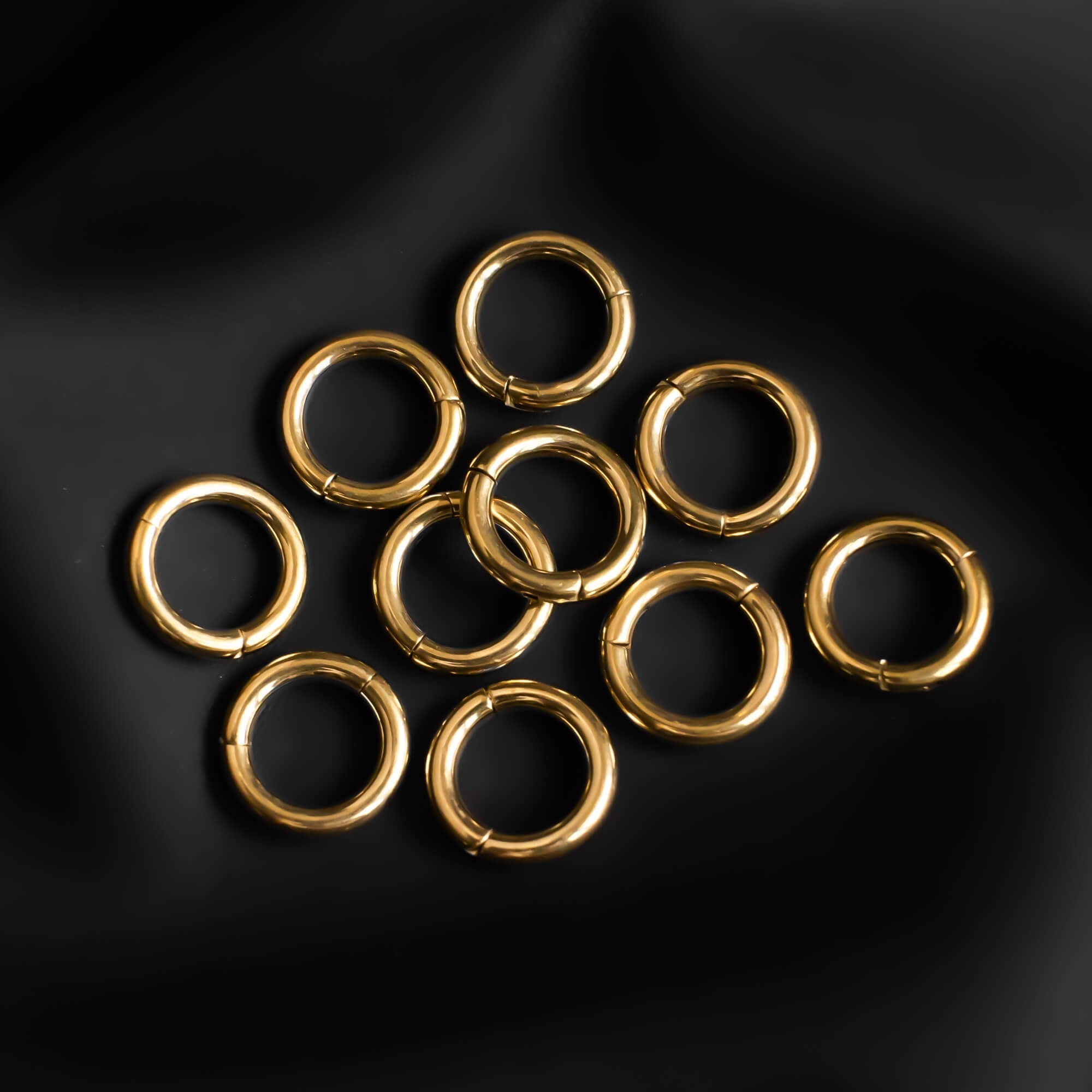Demonia Classic Ring Stack in Steel π€