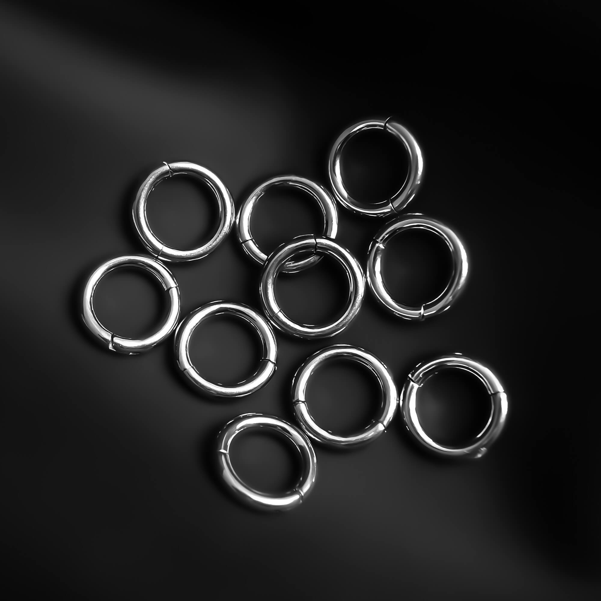 Demonia Classic Ring Stack in Steel π€