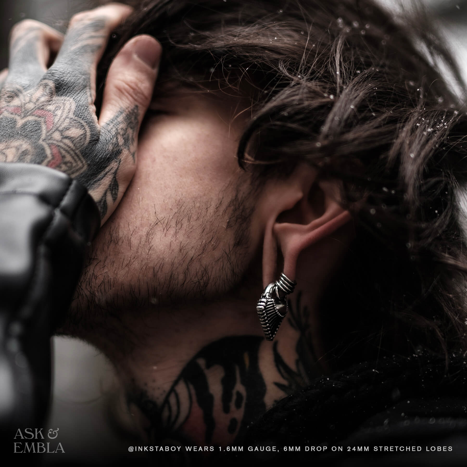 Demonia Classic Ring Stack in Titanium π€