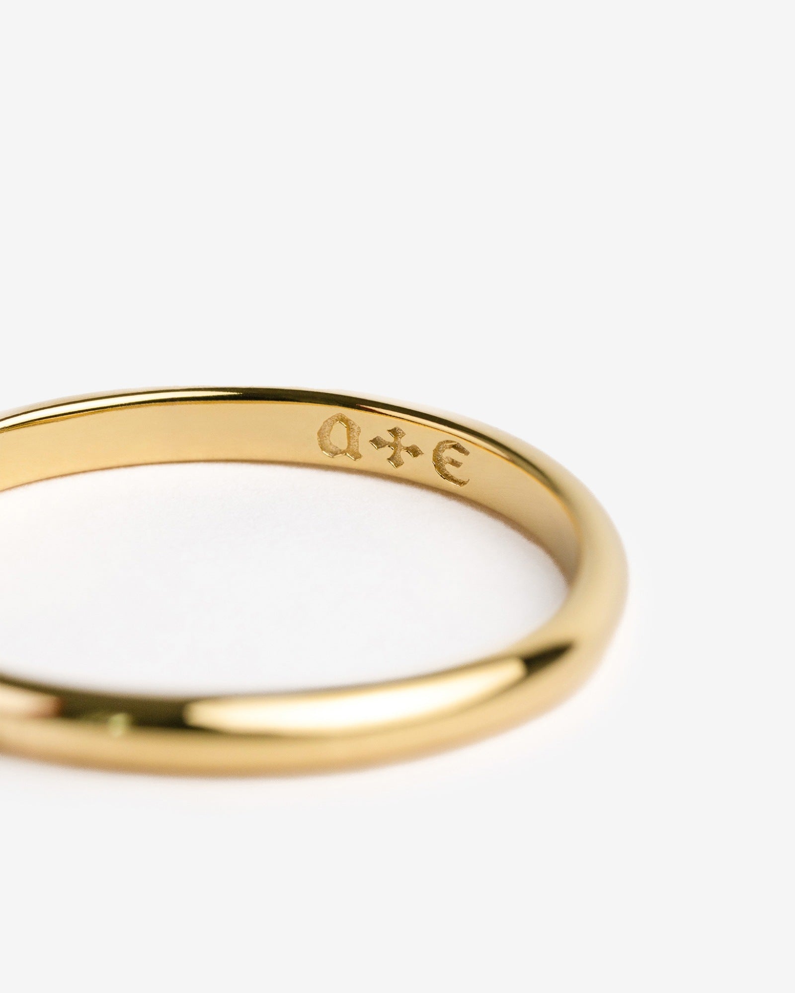 Demonia Syd Classic Stacker Ring (Slim) 🖤