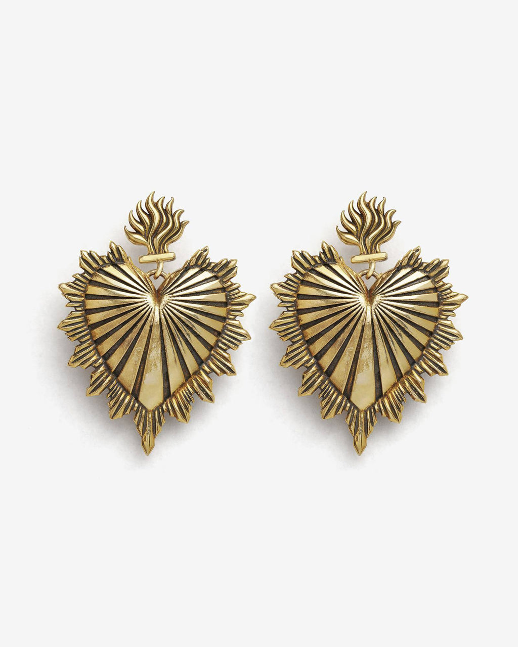 Demonia Sacred Heart Earrings 🖤