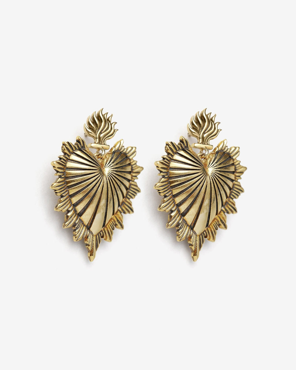 Demonia Sacred Heart Earrings 🖤