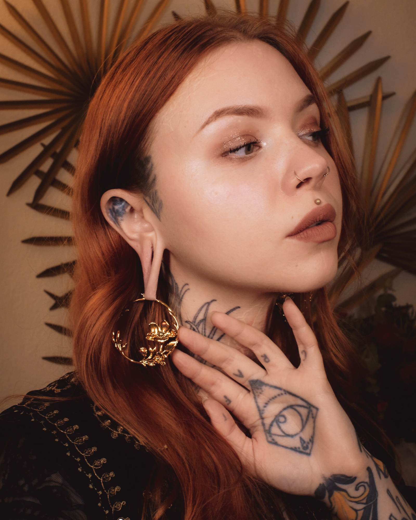 Demonia Botany Earrings by Jentonic x Ask & Embla 🖤