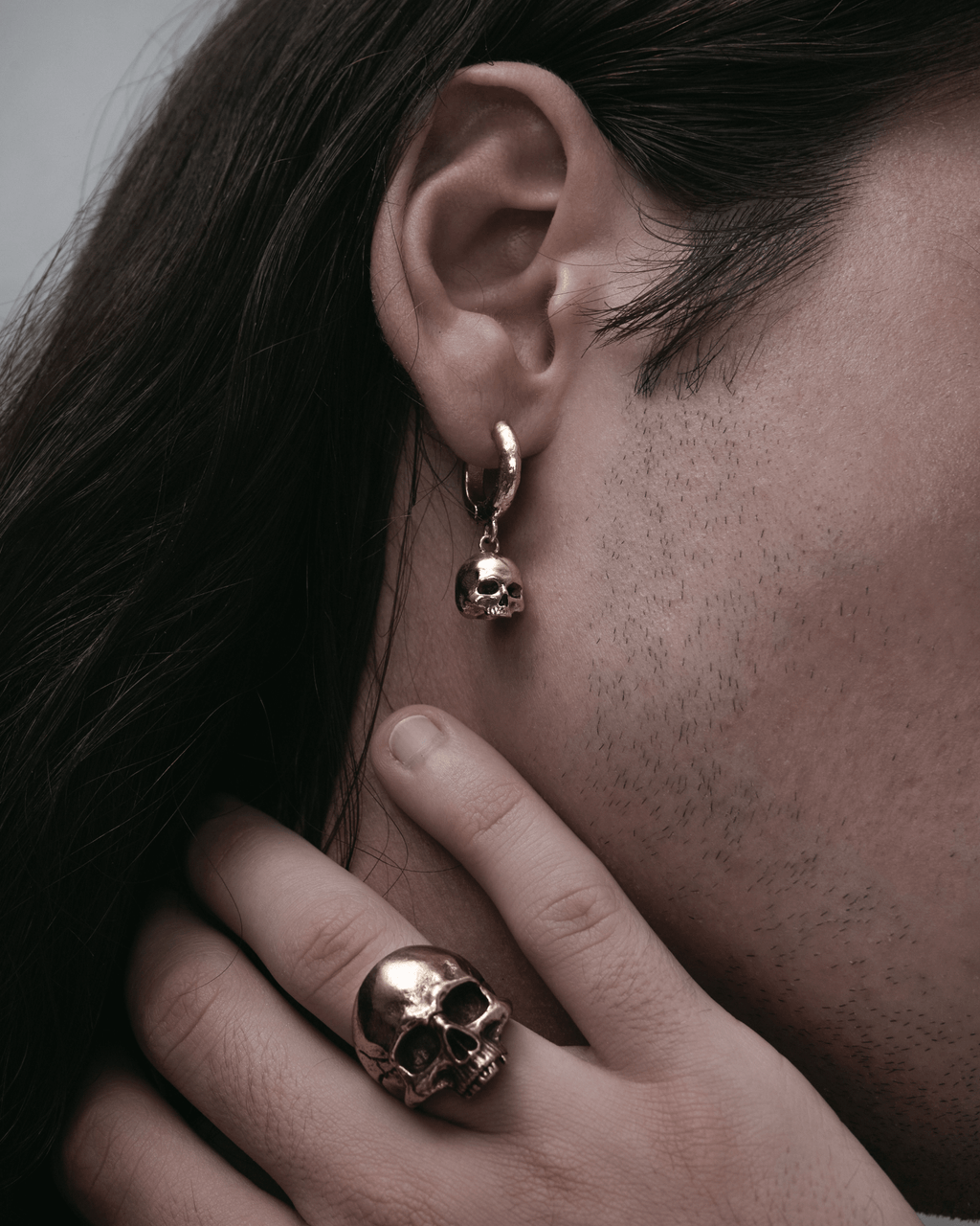 Demonia Cranium Earrings 🖤