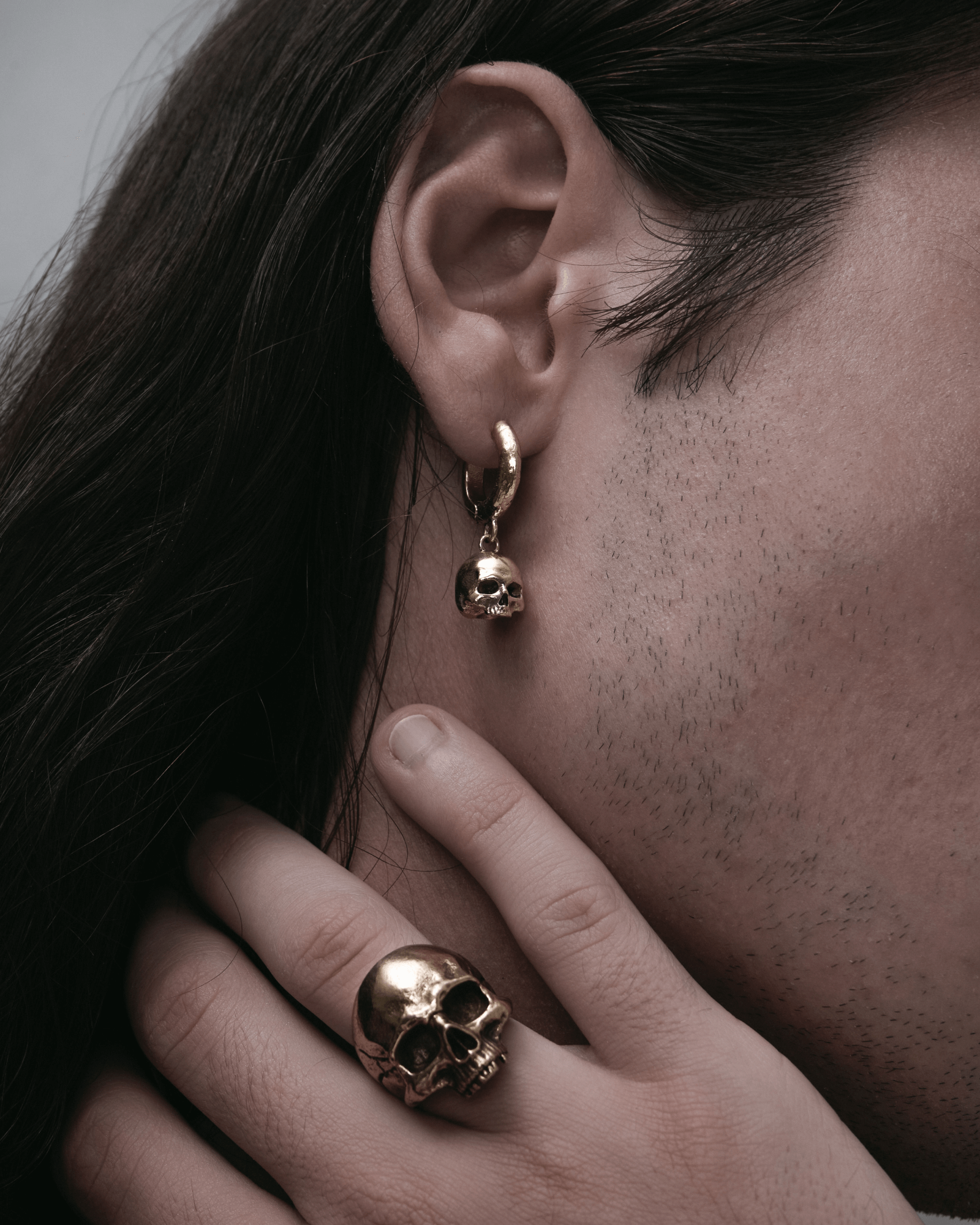 Demonia Cranium Earrings 🖤