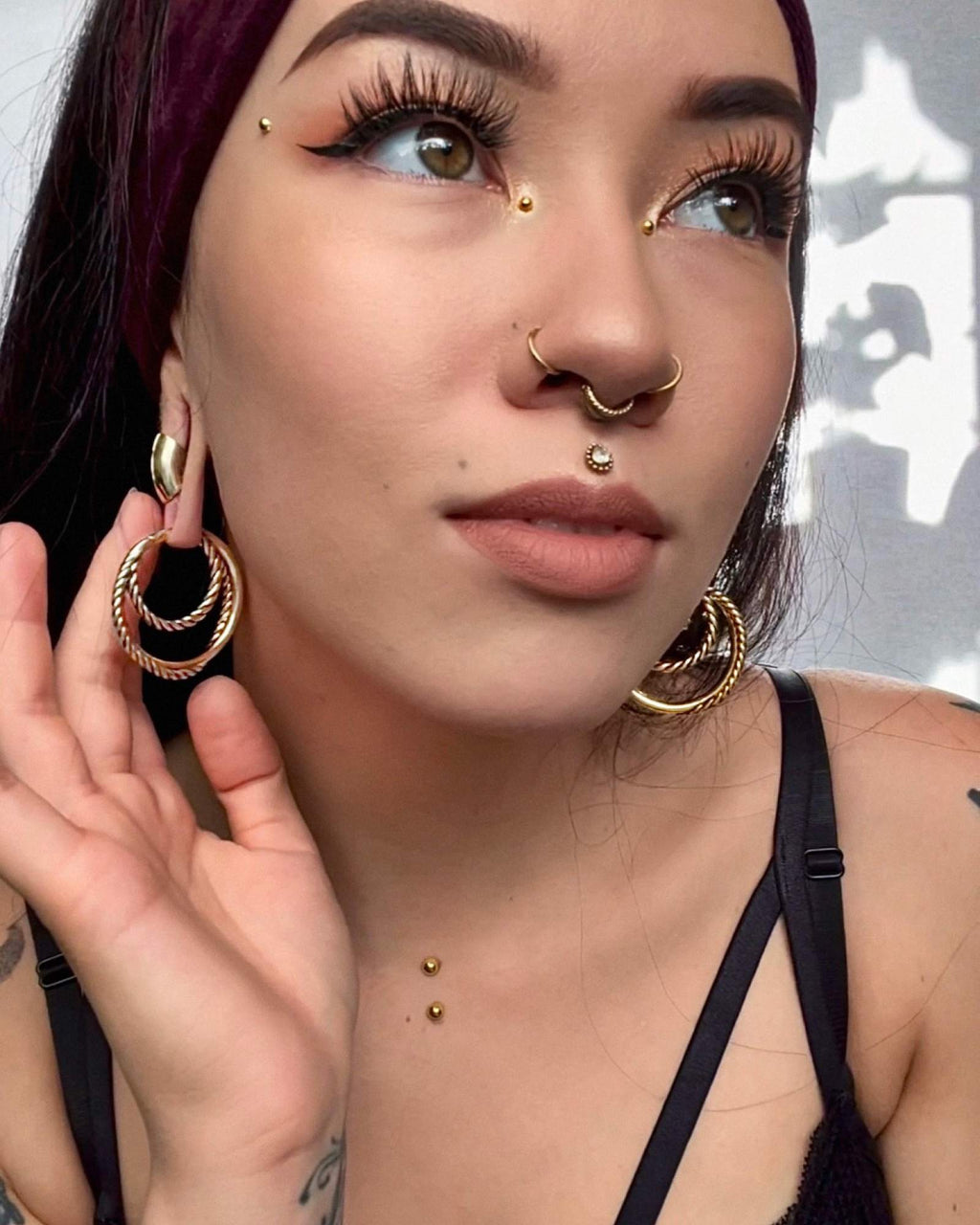 Demonia Essa Hoop Hangers 🖤