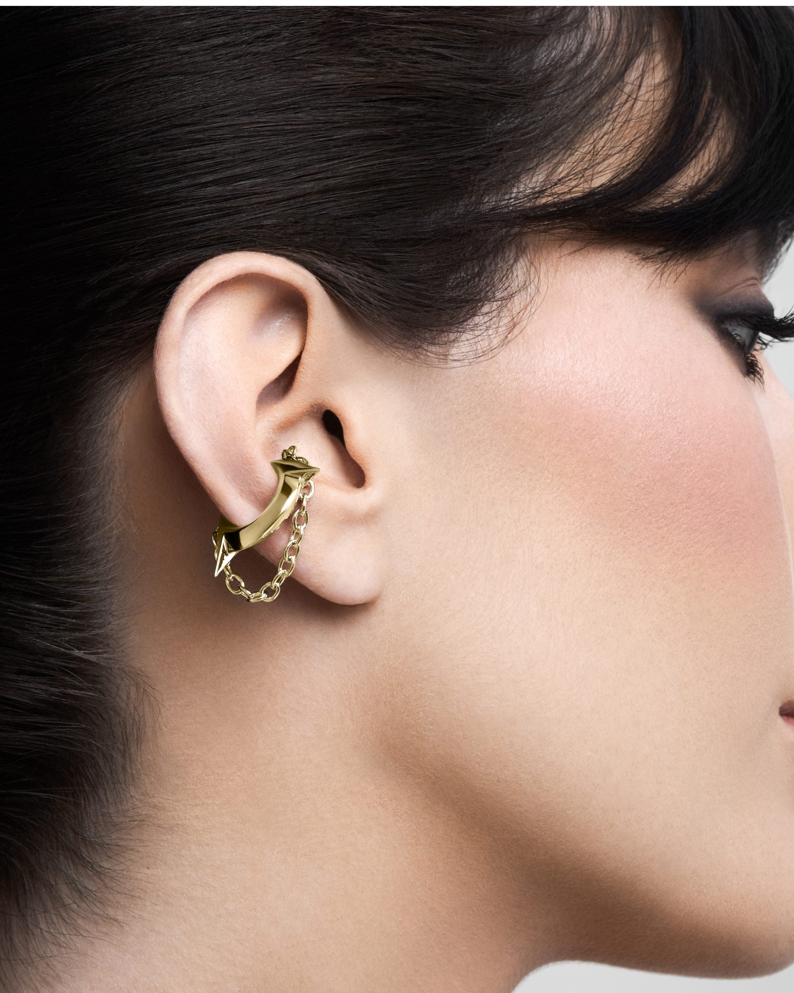 Demonia Exe Chain Ear Cuff 🖤