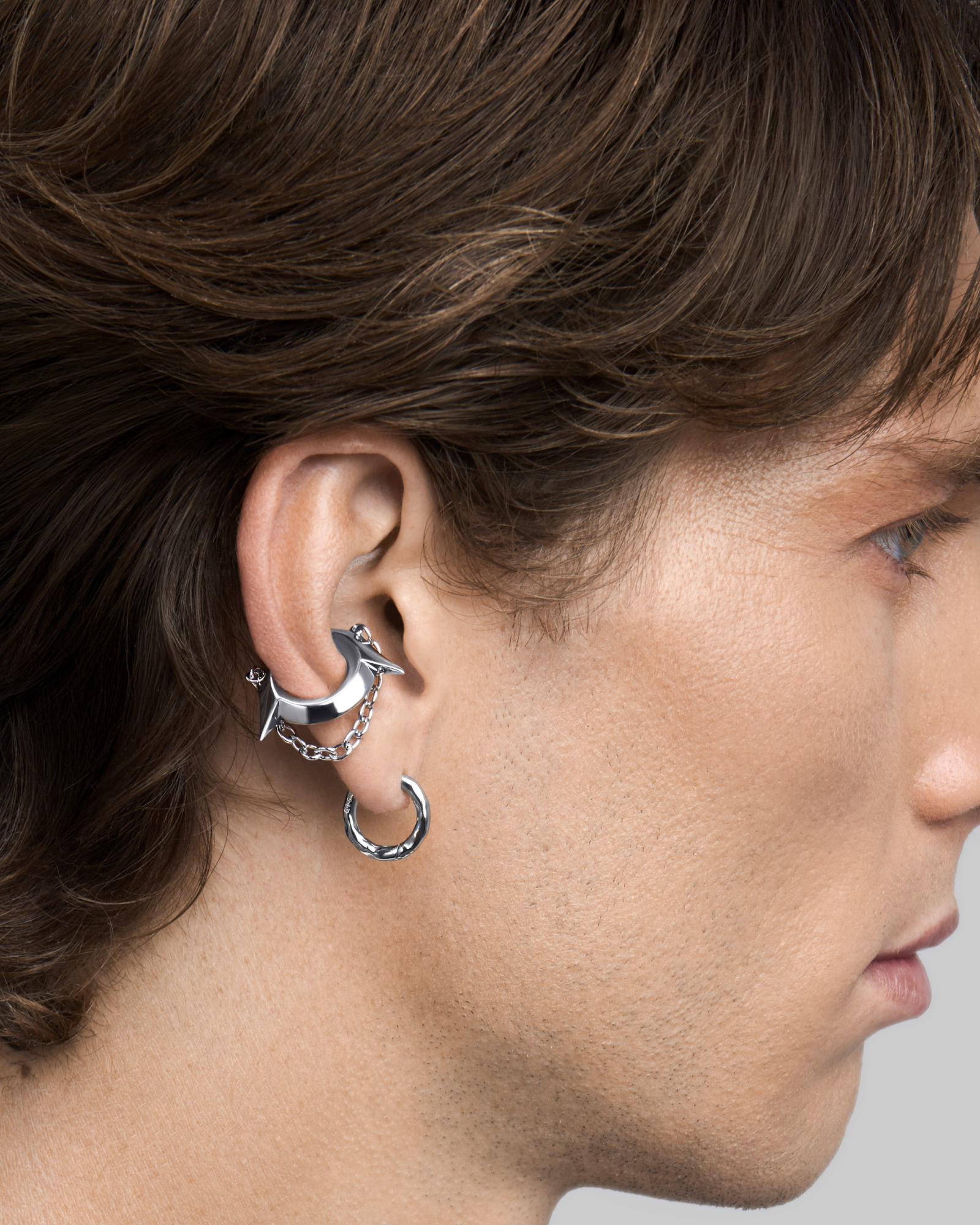 Demonia Exe Chain Ear Cuff 🖤