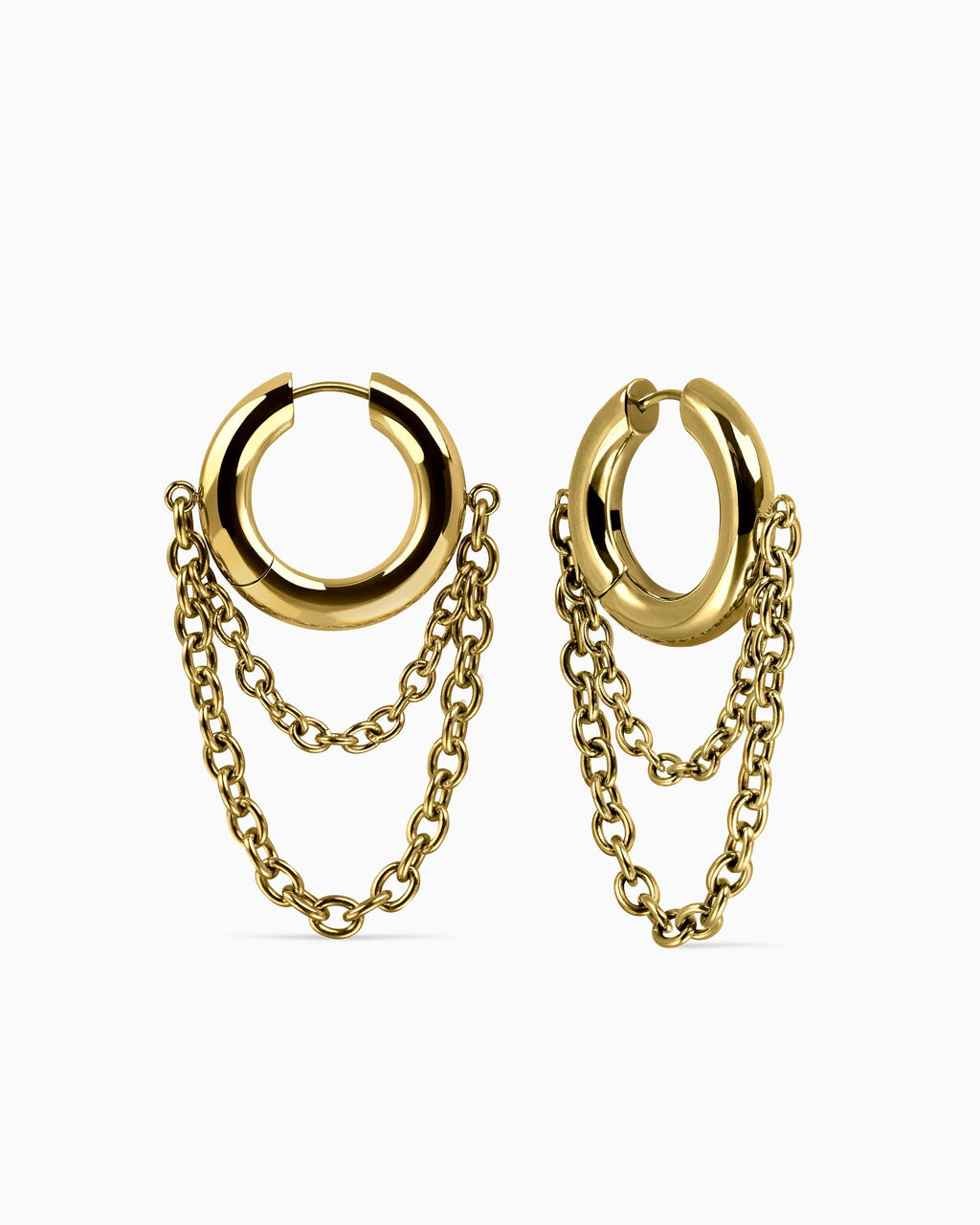 Demonia Obscura Chain Earrings 🖤