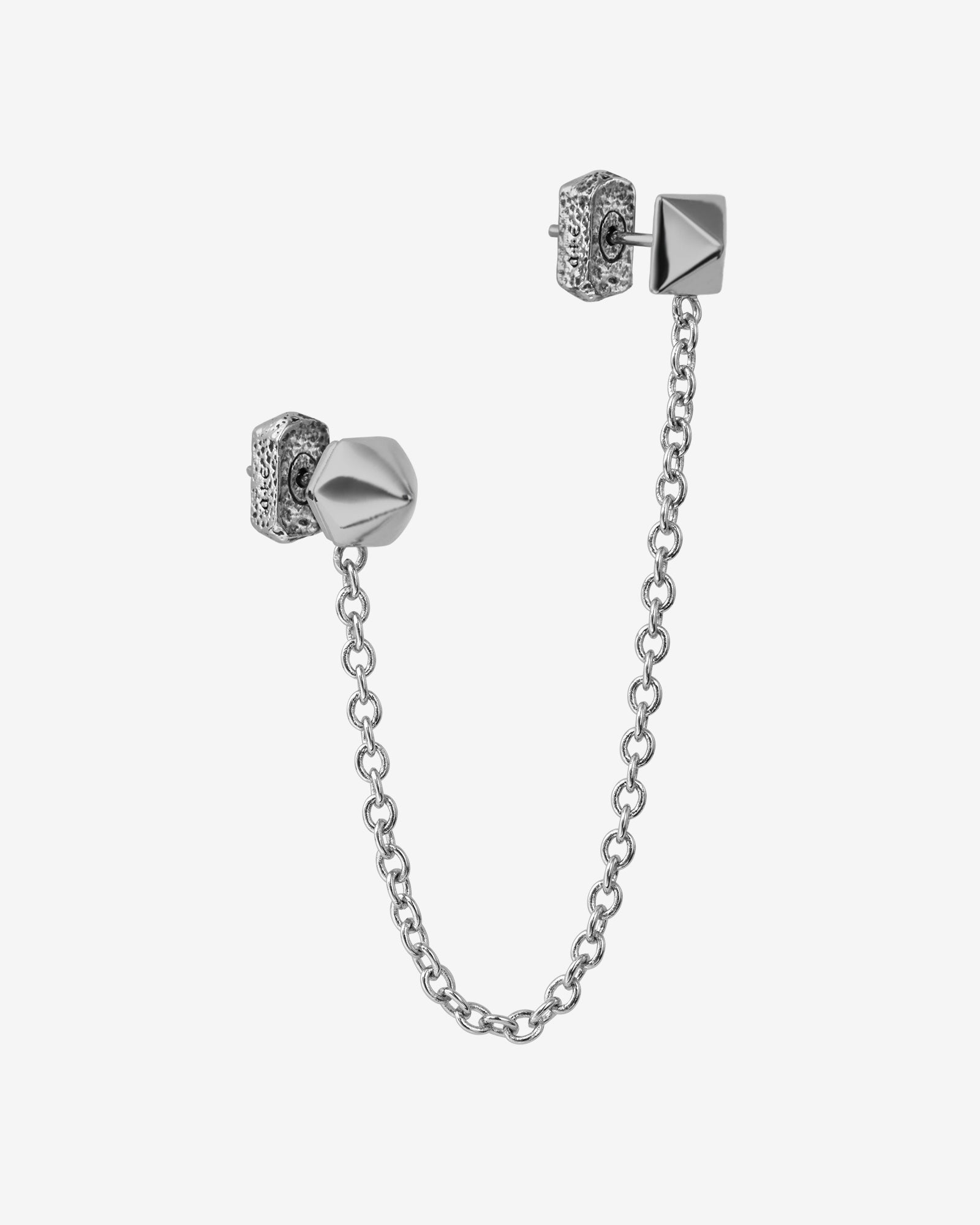 Demonia Sync Chain Earrings 🖤