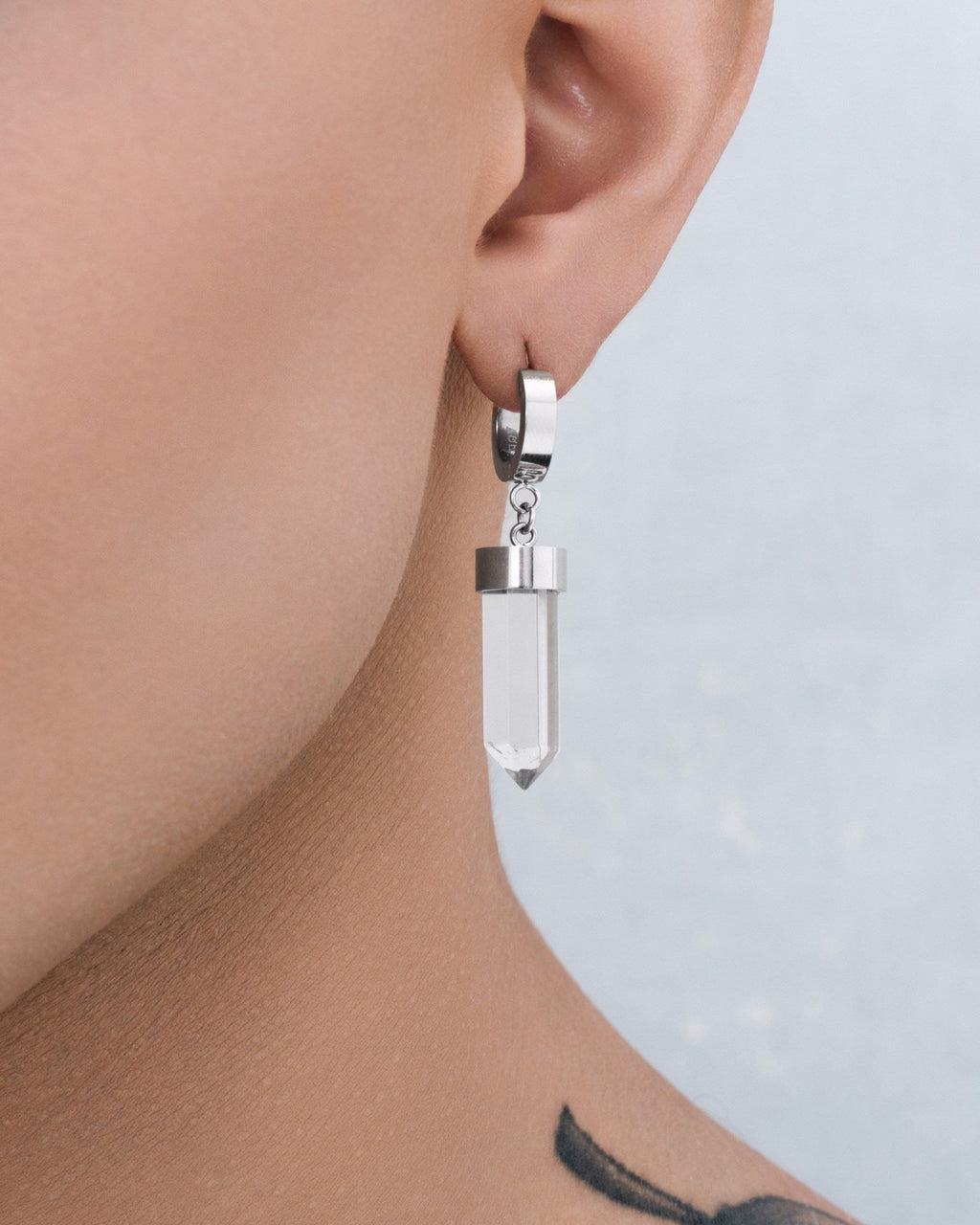 Demonia Crystal Bullet Earrings 🖤