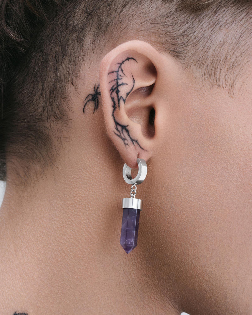 Demonia Crystal Bullet Earrings 🖤