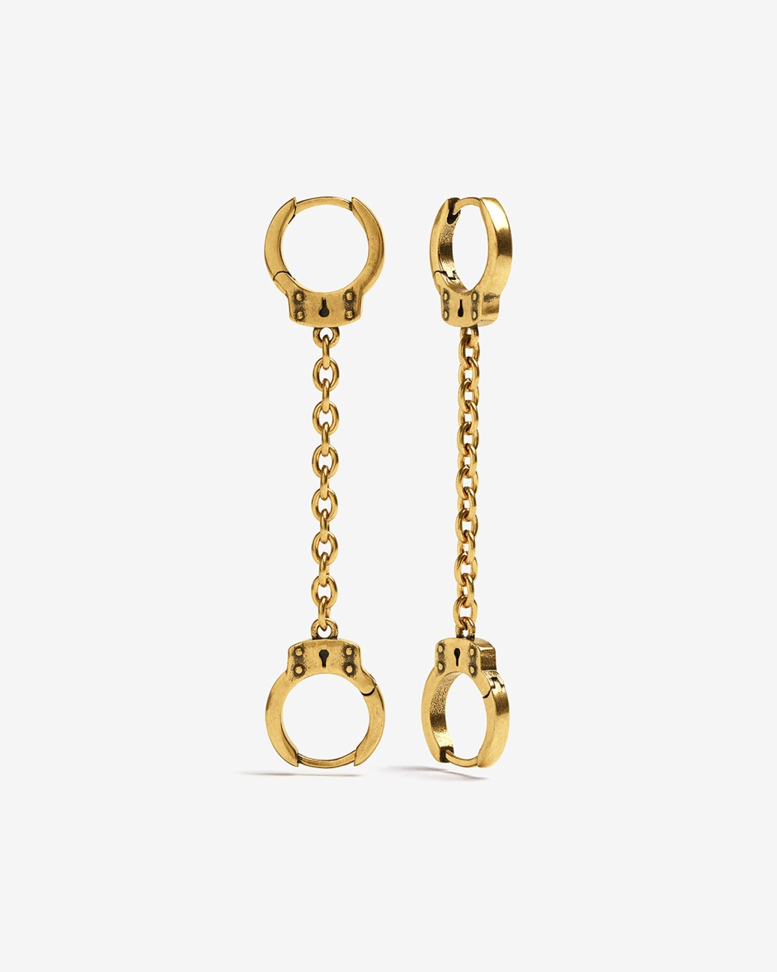 Demonia Haze Handcuff Earrings 🖤