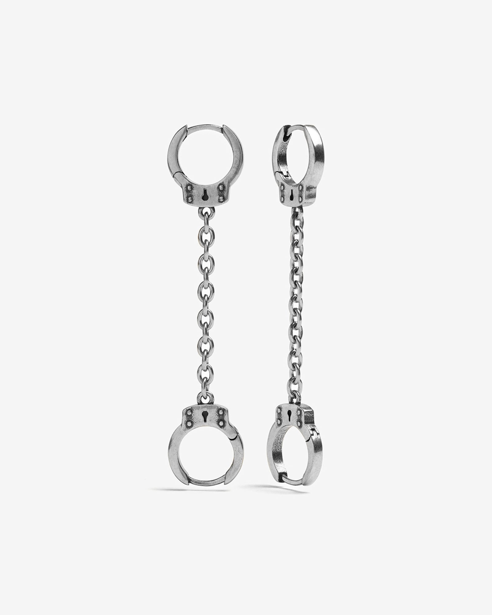 Demonia Haze Handcuff Earrings 🖤