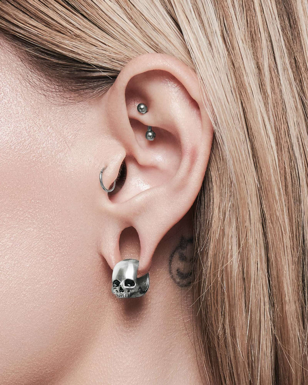 Demonia Cranium Lobe Cuffs™ 🖤