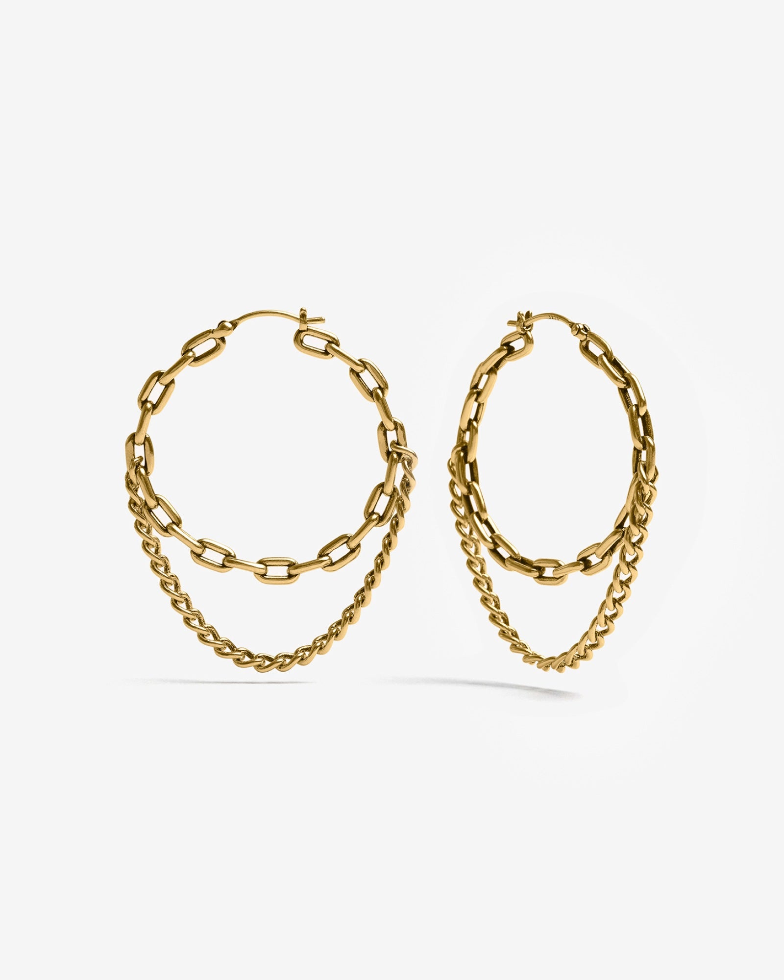Demonia Lynx Chain Earrings 🖤