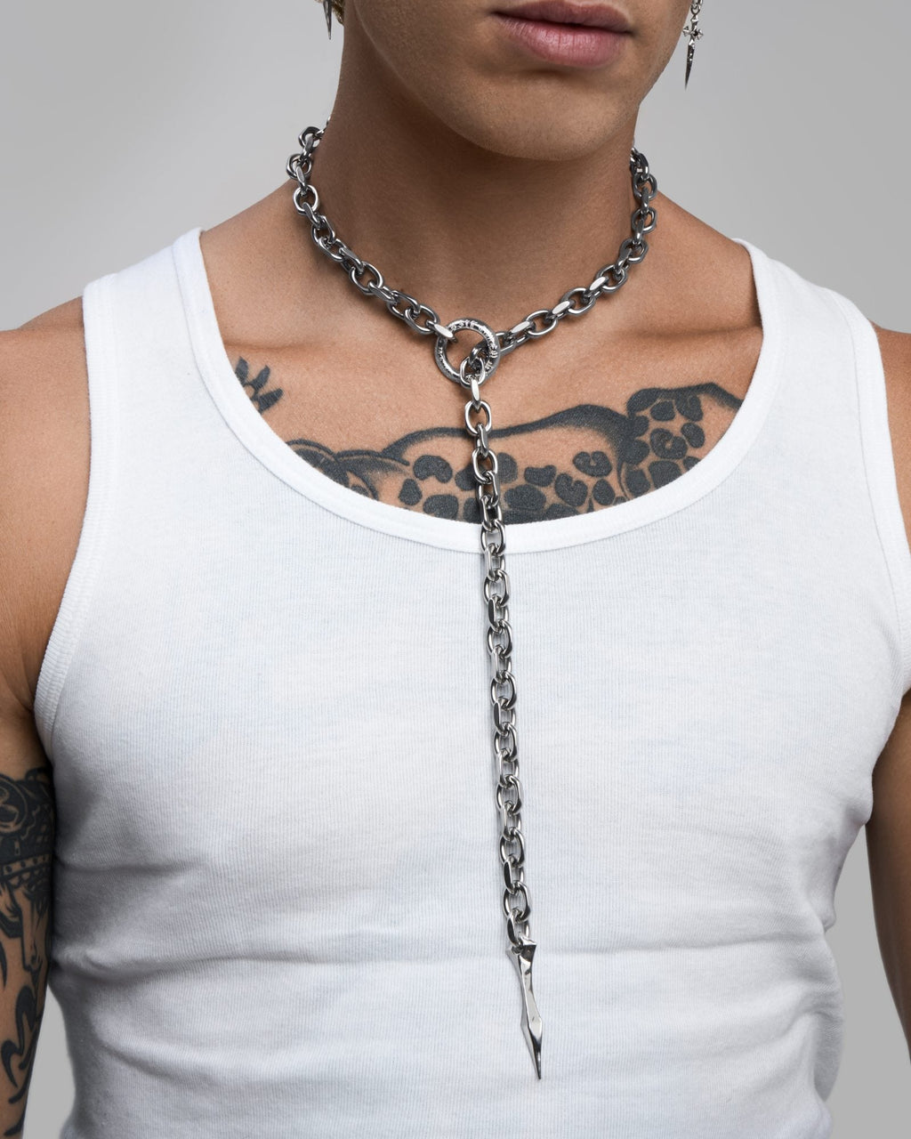 Demonia ABSIT OMEN Amulet Necklace 🖤