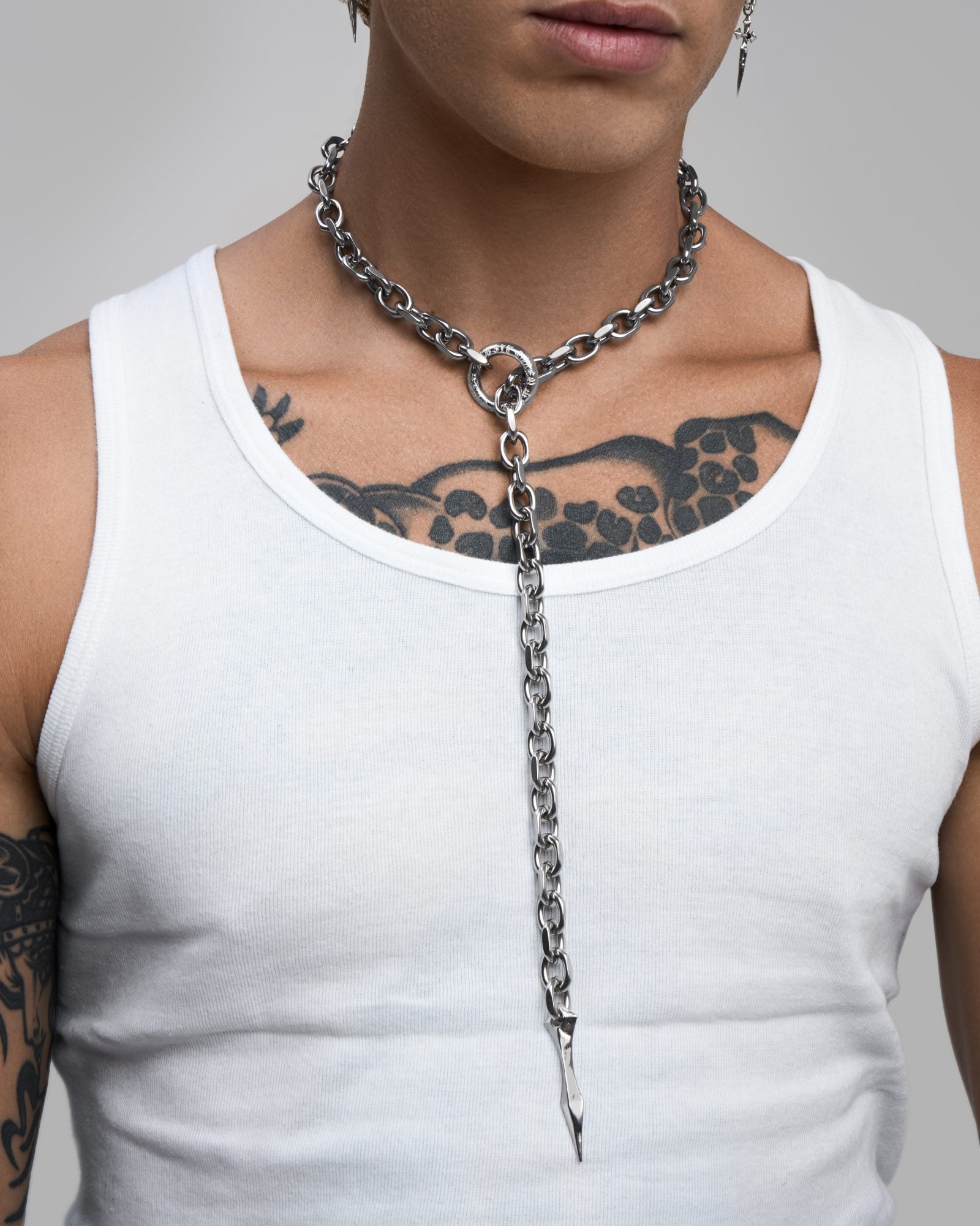 Demonia ABSIT OMEN Amulet Necklace 🖤
