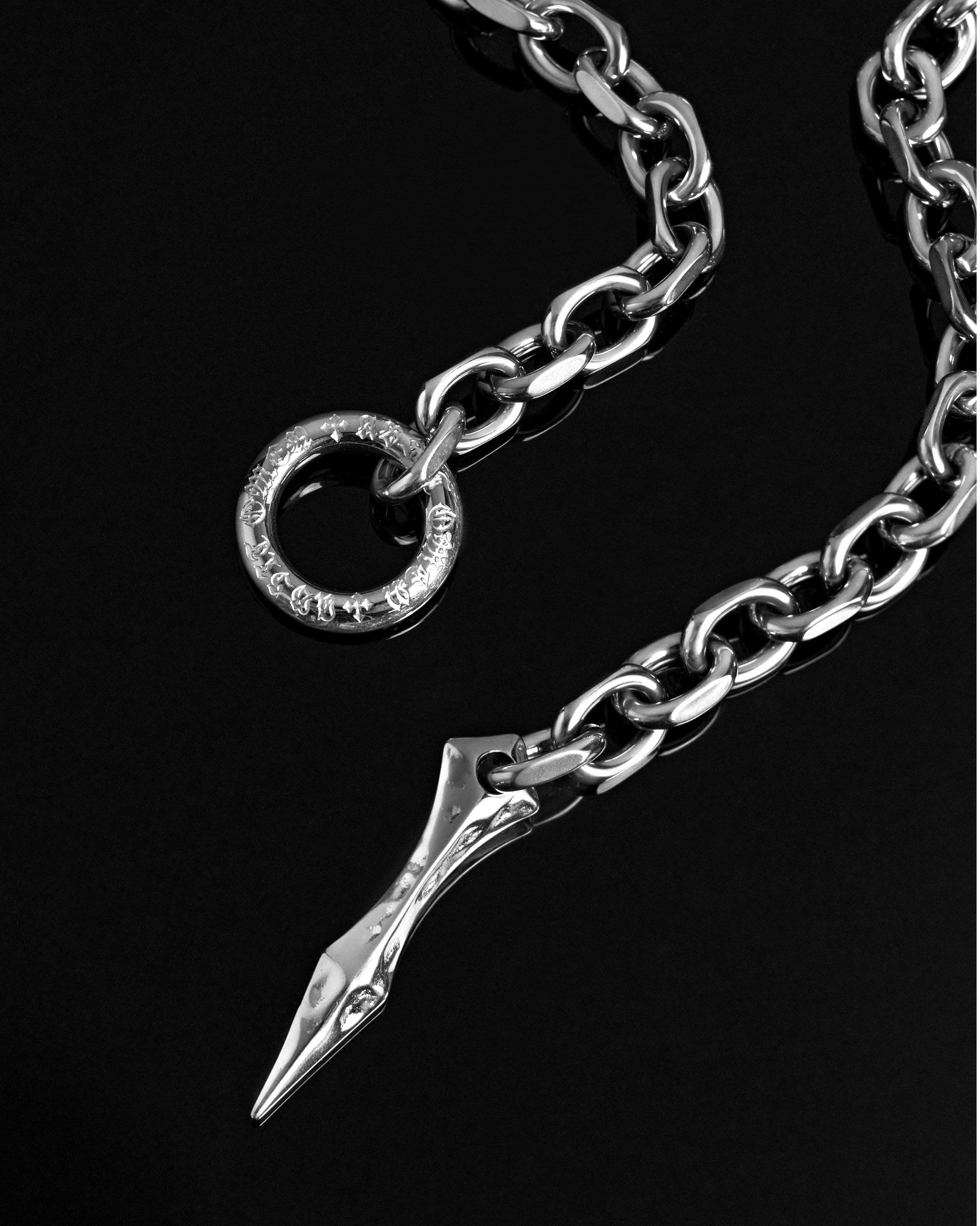 Demonia ABSIT OMEN Amulet Necklace 🖤
