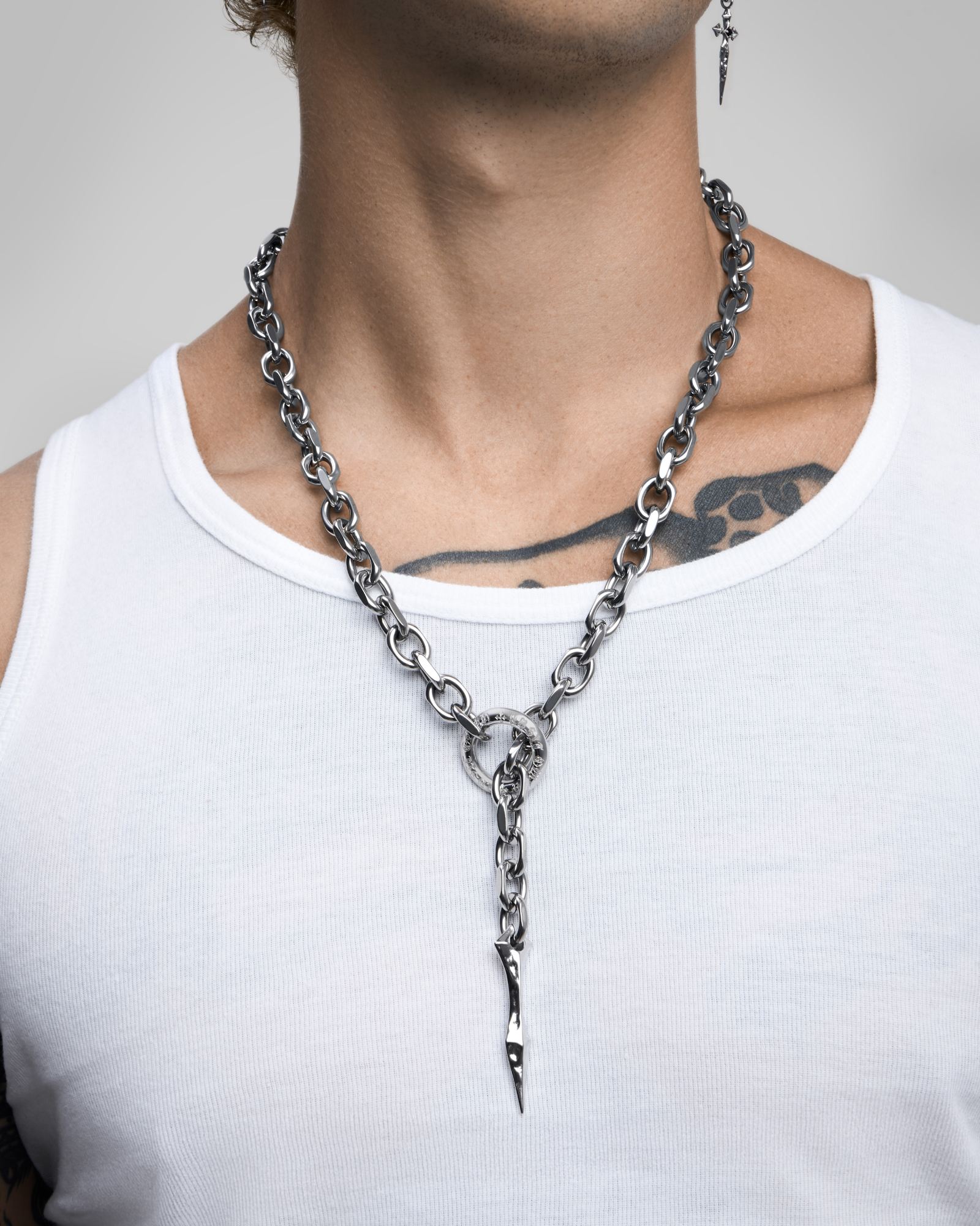 Demonia ABSIT OMEN Amulet Necklace 🖤