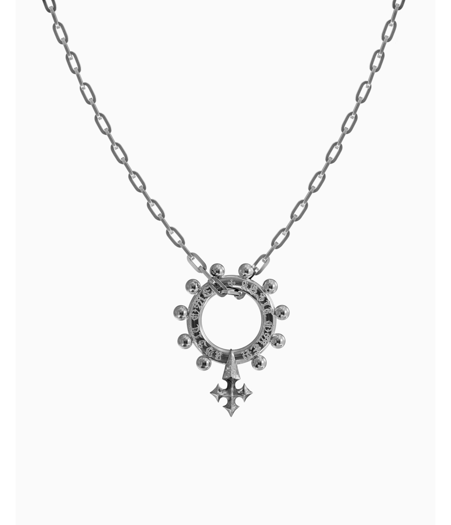 Demonia ABSIT OMEN Amulet Pendant Necklace 🖤