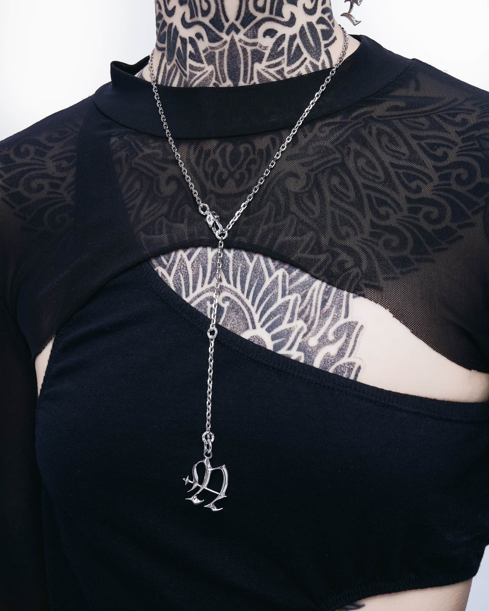 Demonia Synth Necklace – 925 Silver 🖤