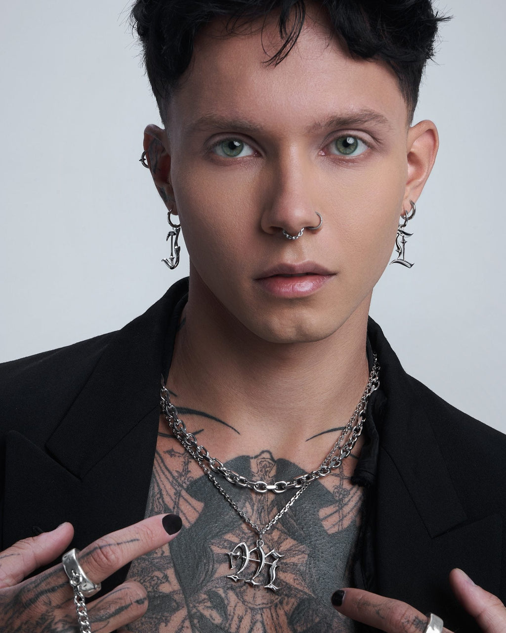 Demonia Synth Necklace – 925 Silver 🖤